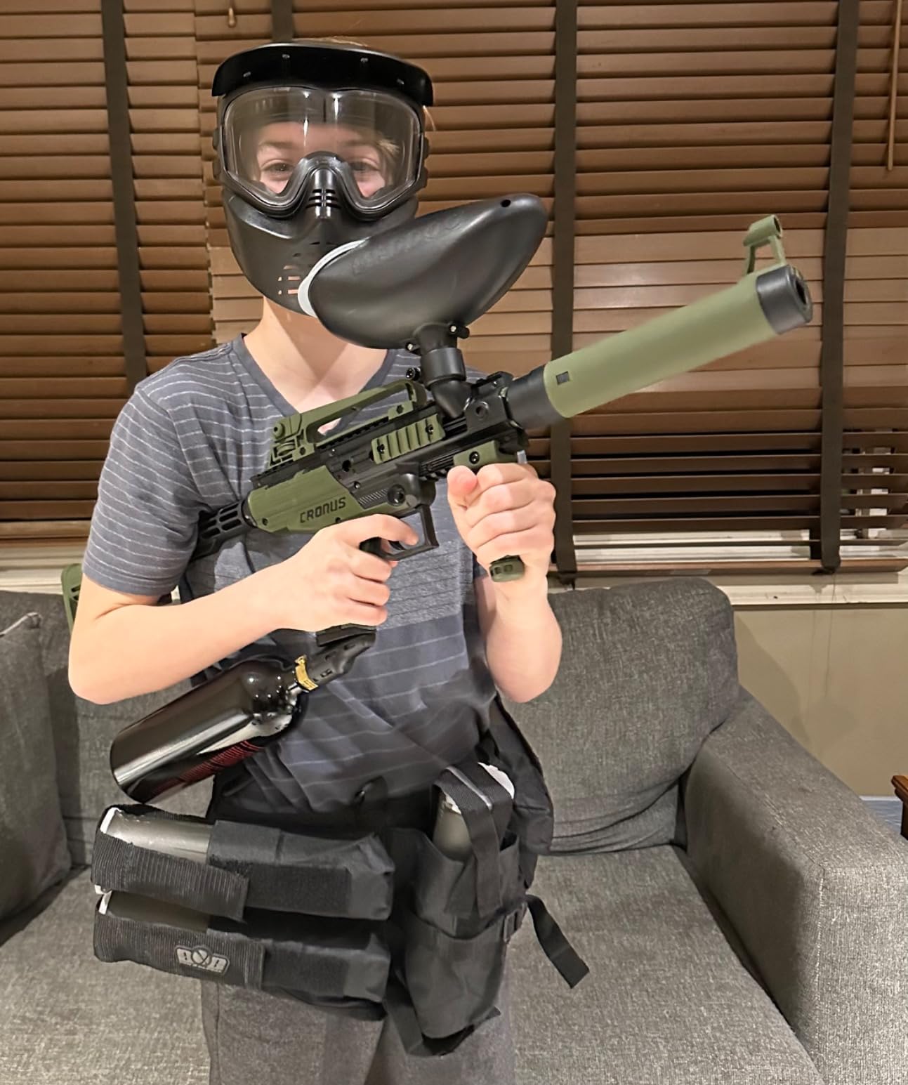 Maddog Tippmann Cronus Tactical Silver Paintball Gun Marker Starter Package Customer Review Maddog Tippmann Cronus Tactical Silver Paintball Gun Marker Starter Package - Customer Photo 1