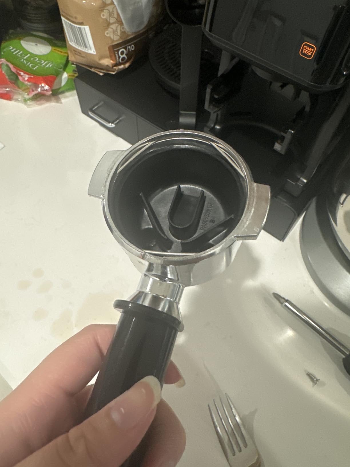 De'Longhi 15 Bar Pump Espresso and Cappuccino Machine with Premium Adjustable Frother Customer Review De'Longhi 15 Bar Pump Espresso and Cappuccino Machine with Premium Adjustable Frother - Customer Photo