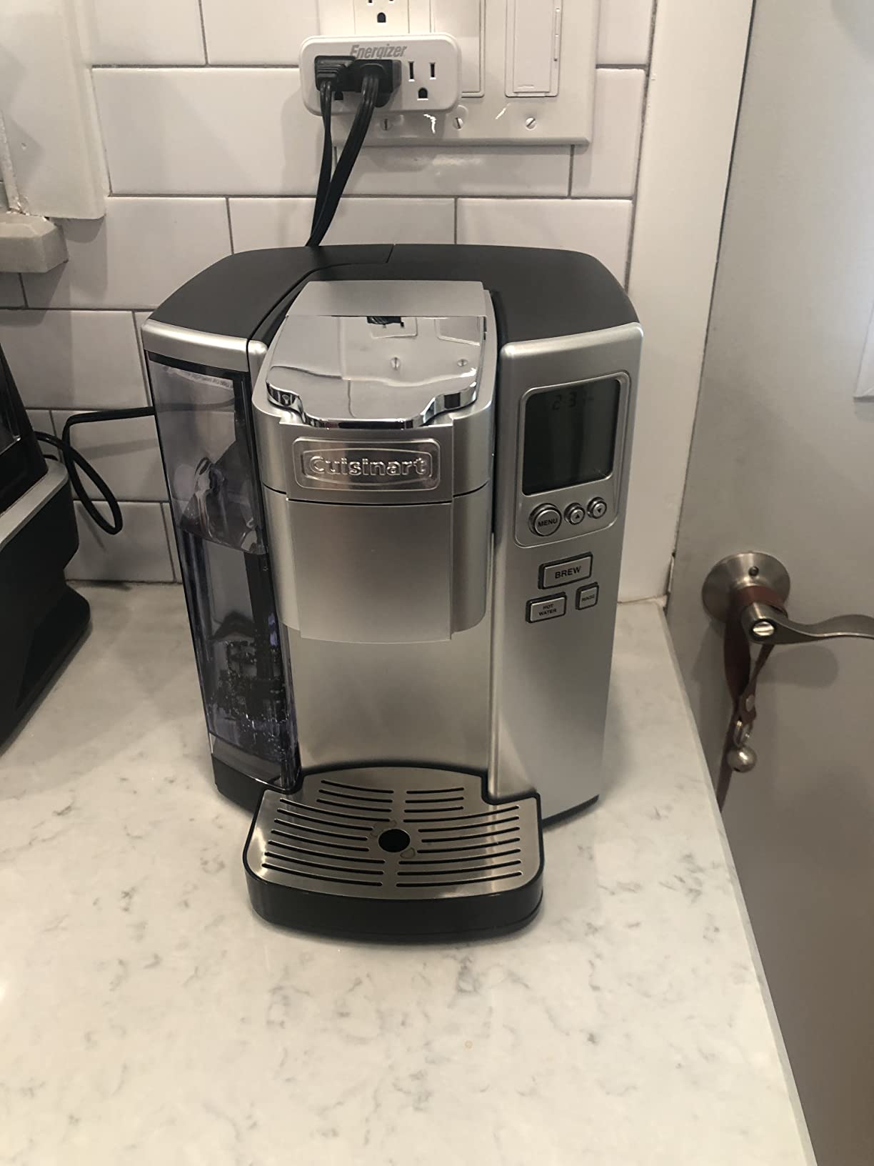 Cuisinart Coffee Maker, Single Serve 72-Ounce Reservoir Coffee Machine, Programmable Brewing & Hot Water Dispenser, Stainless Steel, SS-10P1,Silver Customer Review Cuisinart Coffee Maker, Single Serve 72-Ounce Reservoir Coffee Machine, Programmable Brewing & Hot Water Dispenser, Stainless Steel, SS-10P1,Silver - Customer Photo 1
