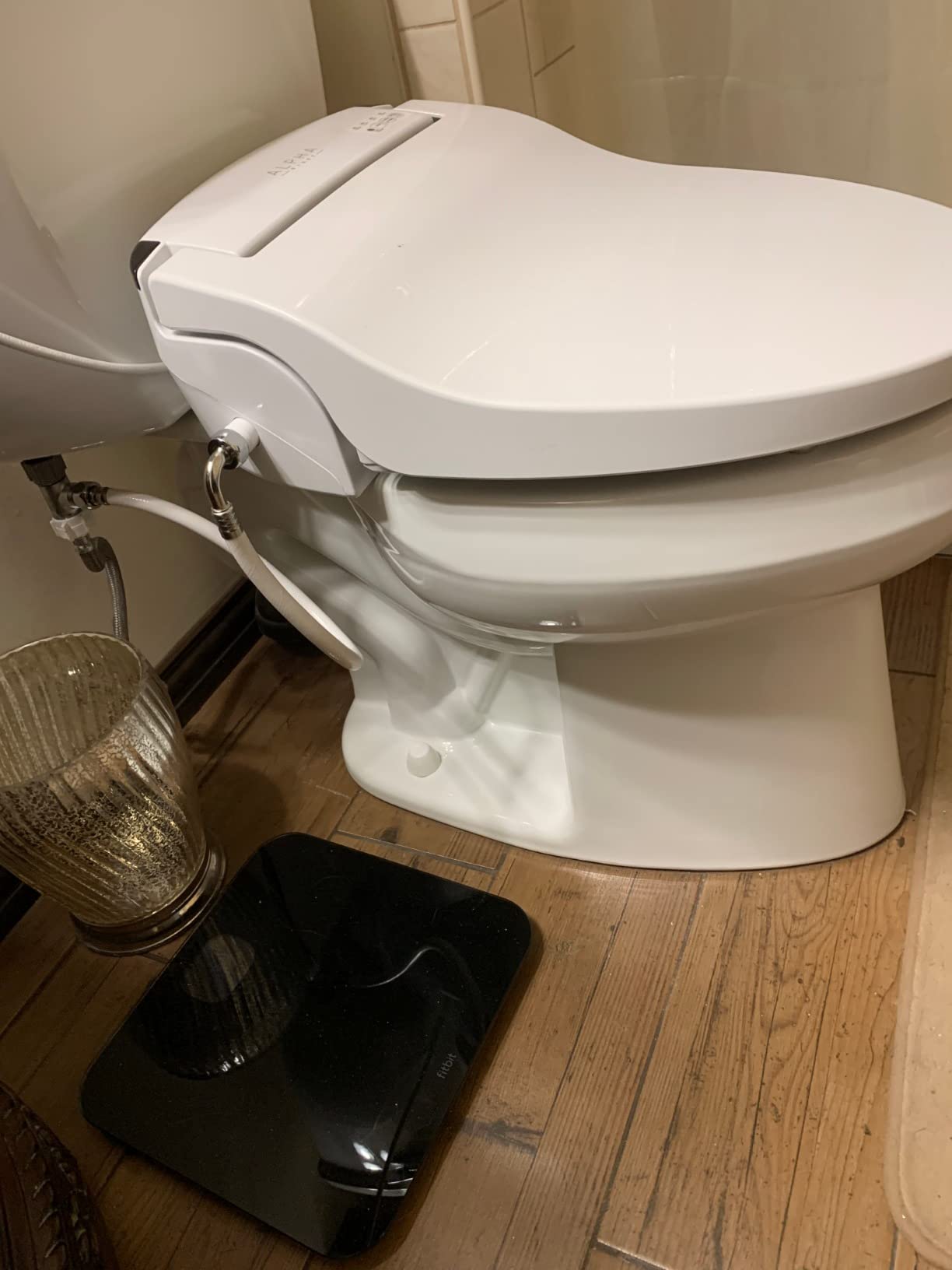 ALPHA BIDET JX2 Elongated Bidet Toilet Seat, White, Endless Warm Water, *NEW* Bowl Mist, LED Light, Quiet Operation, Wireless Remote, Stainless Steel Nozzle, Sittable Lid, 3 Year Warranty Customer Review ALPHA BIDET JX2 Elongated Bidet Toilet Seat, White, Endless Warm Water, *NEW* Bowl Mist, LED Light, Quiet Operation, Wireless Remote, Stainless Steel Nozzle, Sittable Lid, 3 Year Warranty - Customer Photo 1