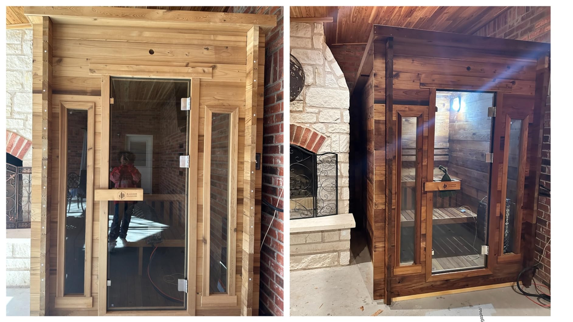 All Natural Sauna Wood Oil for Restoring and Protecting Saunas | Interior and Exterior Application | Cedar Scent | 1 Gallon Size Customer Review All Natural Sauna Wood Oil for Restoring and Protecting Saunas | Interior and Exterior Application | Cedar Scent | 1 Gallon Size - Customer Photo 1