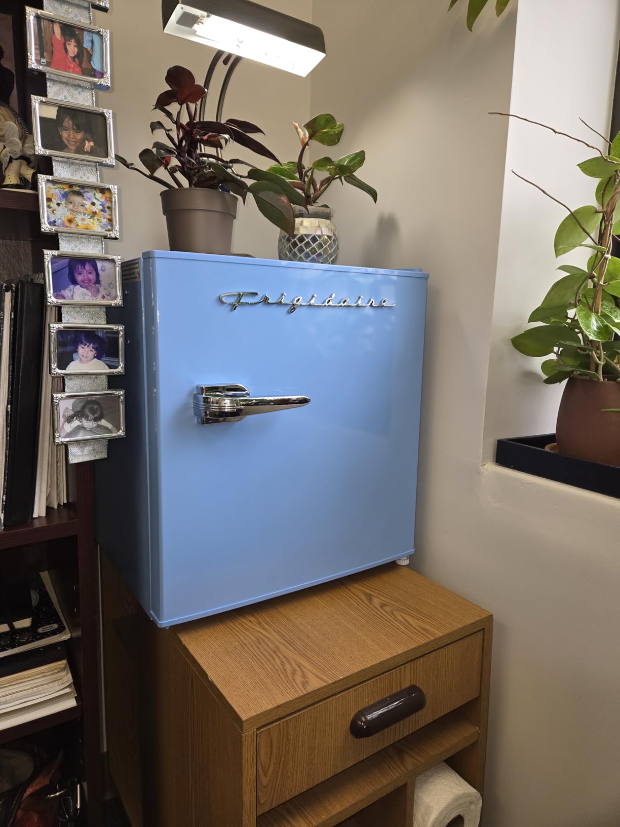Frigidaire EFR176-RED 1.6 cu. ft. Retro Bar Fridge with Side Bottle Opener, Red Customer Review Frigidaire EFR176-RED 1.6 cu. ft. Retro Bar Fridge with Side Bottle Opener, Red - Customer Photo 1