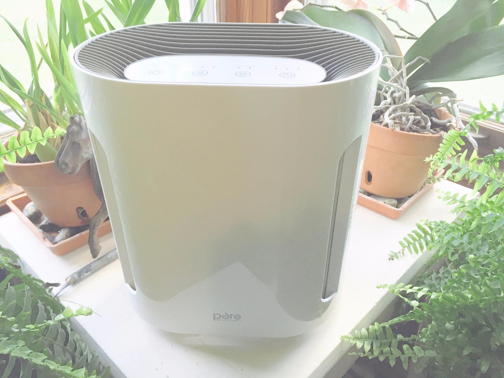 Pure Enrichment PureZone Air Purifier for Bedroom & Living Room, 4-Stage Filtration & UV-C Light, H13 HEPA Filter Helps Remove Bacteria, Pet Hair Dander, Allergens, Germs, Smoke, Dust (White) Customer Review Pure Enrichment PureZone Air Purifier for Bedroom & Living Room, 4-Stage Filtration & UV-C Light, H13 HEPA Filter Helps Remove Bacteria, Pet Hair Dander, Allergens, Germs, Smoke, Dust (White) - Customer Photo 2