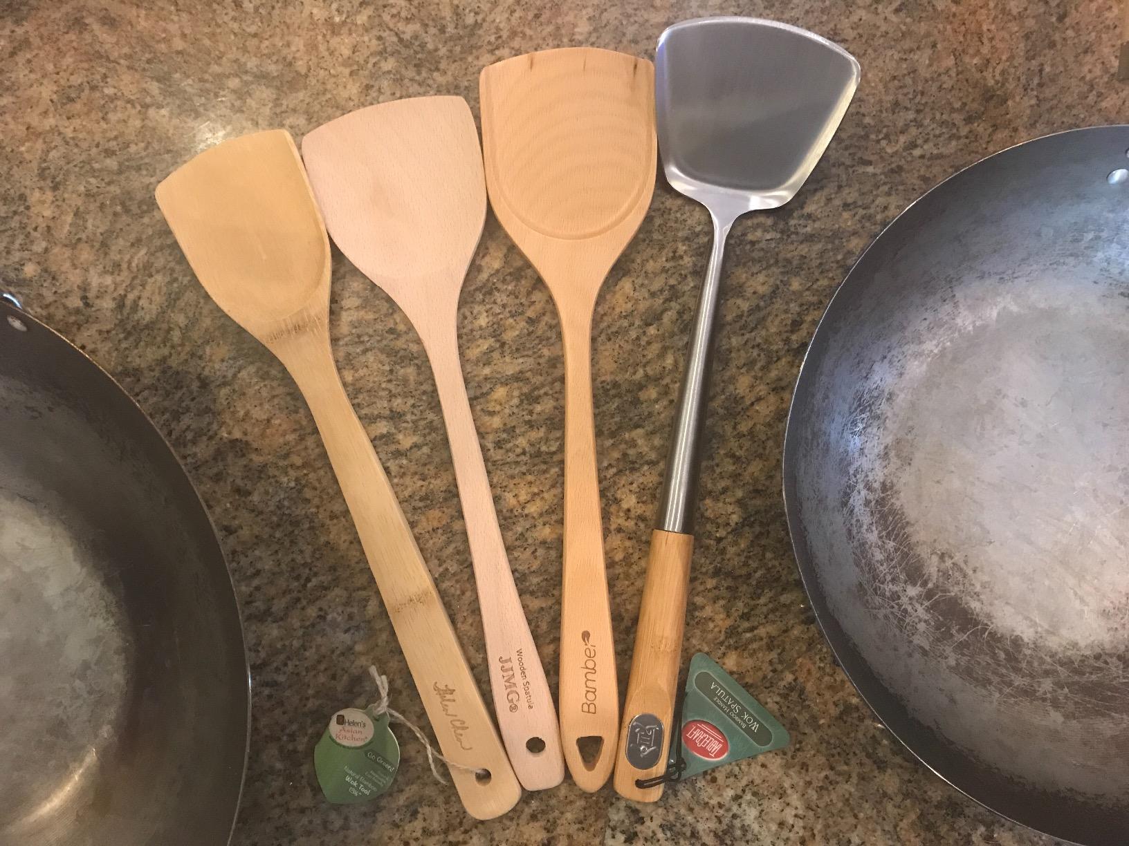 Helen's Asian Kitchen Natural Bamboo Stir Fry Spatula and Wok Tool, 13.5-Inch Customer Review Helen's Asian Kitchen Natural Bamboo Stir Fry Spatula and Wok Tool, 13.5-Inch - Customer Photo 1