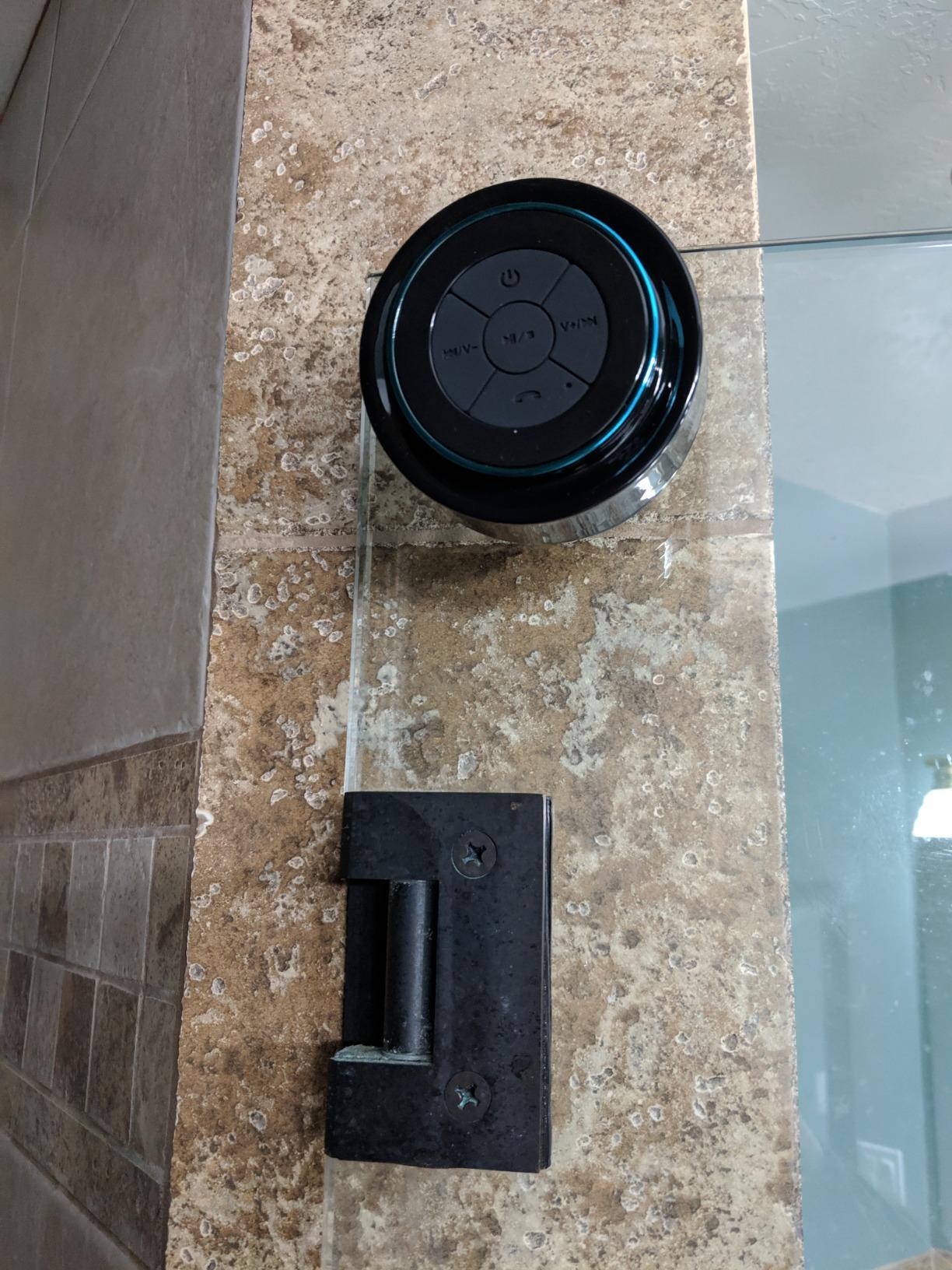 HAISSKY Bluetooth Shower Speakers, Portable Wireless Speaker with Suction Cup, IP67 Waterproof Speaker Pairs Easily to Phones, Tablets, Computer, Gift for Men & Women Customer Review HAISSKY Bluetooth Shower Speakers, Portable Wireless Speaker with Suction Cup, IP67 Waterproof Speaker Pairs Easily to Phones, Tablets, Computer, Gift for Men & Women - Customer Photo 2
