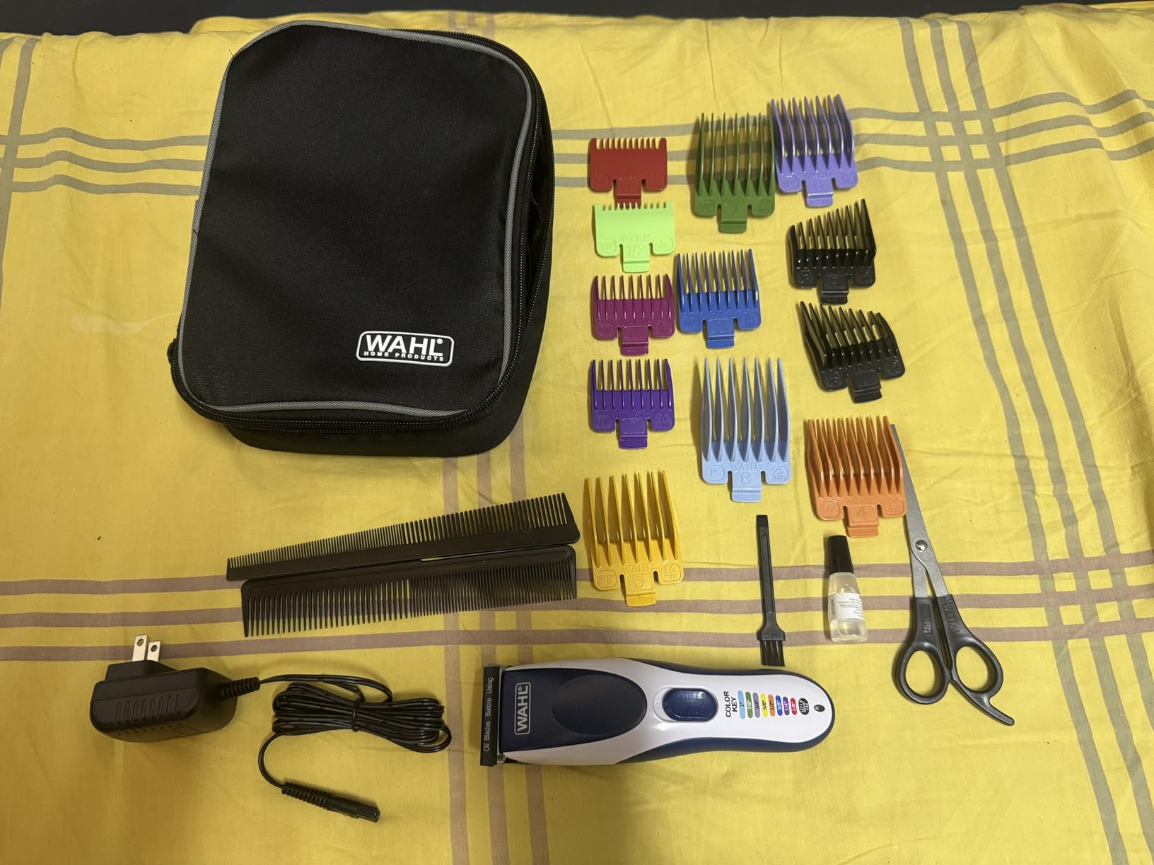 Wahl Color Pro Cordless Rechargeable Hair Clipper & Trimmer – Easy Color-Coded Guide Combs - for Men, Women, & Children – Model 9649P Customer Review Wahl Color Pro Cordless Rechargeable Hair Clipper & Trimmer – Easy Color-Coded Guide Combs - for Men, Women, & Children – Model 9649P - Customer Photo 1