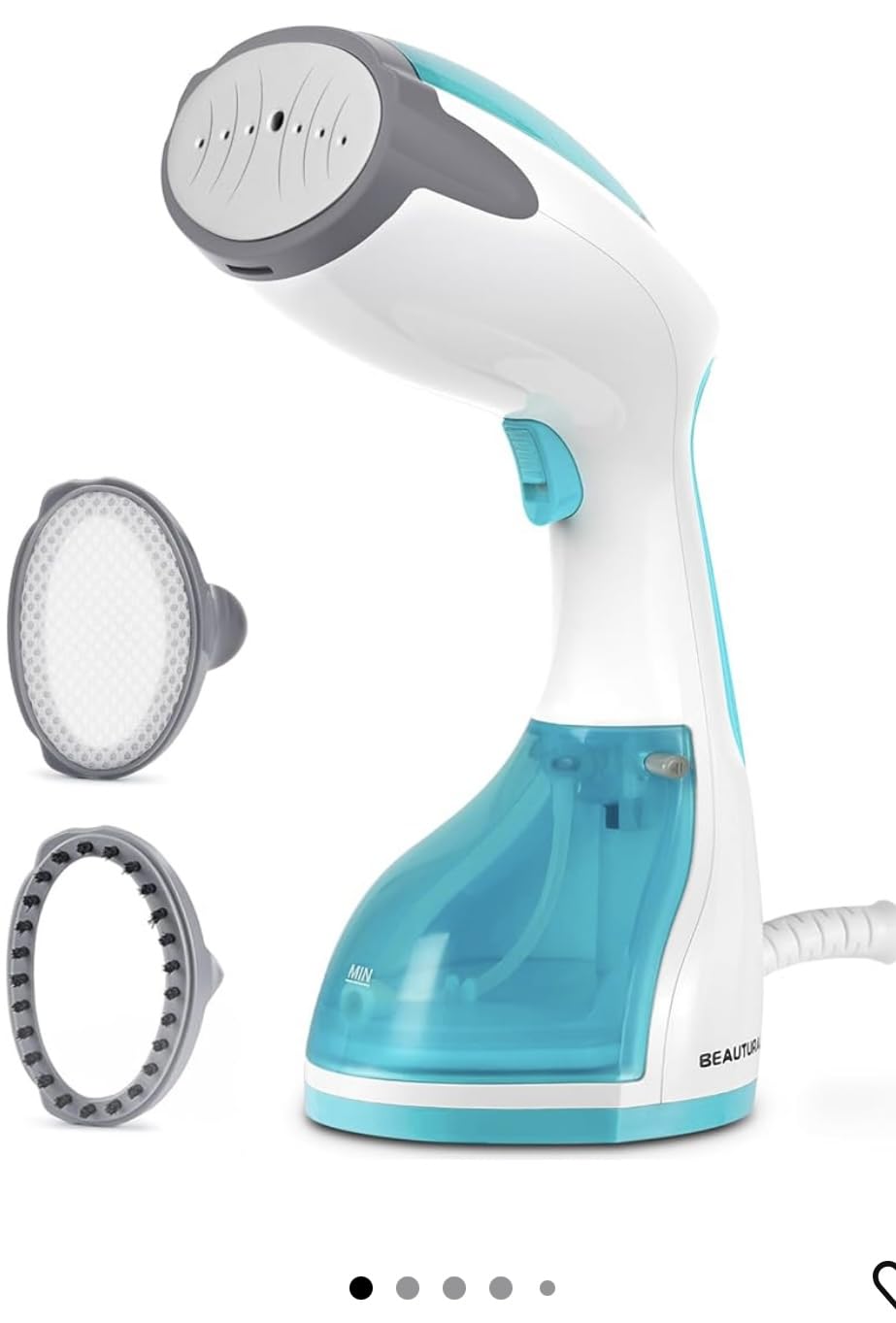 BEAUTURAL Steamer for Clothes, Portable Handheld Garment Fabric Wrinkles Remover, 30-Second Fast Heat-up, Auto-Off, Large Detachable Water Tank Customer Review BEAUTURAL Steamer for Clothes, Portable Handheld Garment Fabric Wrinkles Remover, 30-Second Fast Heat-up, Auto-Off, Large Detachable Water Tank - Customer Photo 1