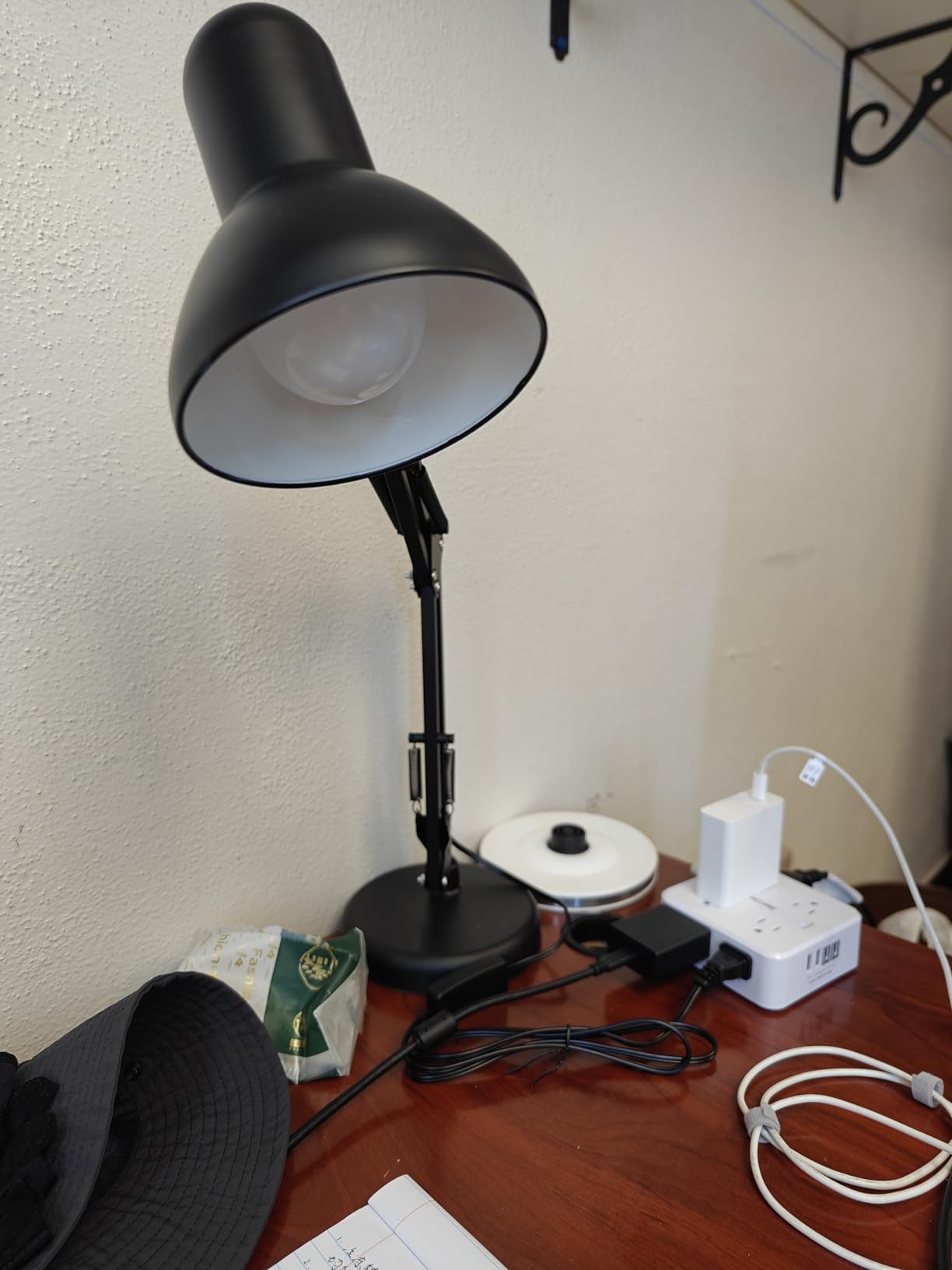 TORCHSTAR Metal Desk Lamp with Clamp, Swing Arm, Architect Adjustable Gooseneck Table Lamp, Clip Desk Lights for Home Office, Work, Study, Reading, E26 Base, Multi-Joint, Black Customer Review TORCHSTAR Metal Desk Lamp with Clamp, Swing Arm, Architect Adjustable Gooseneck Table Lamp, Clip Desk Lights for Home Office, Work, Study, Reading, E26 Base, Multi-Joint, Black - Customer Photo 1