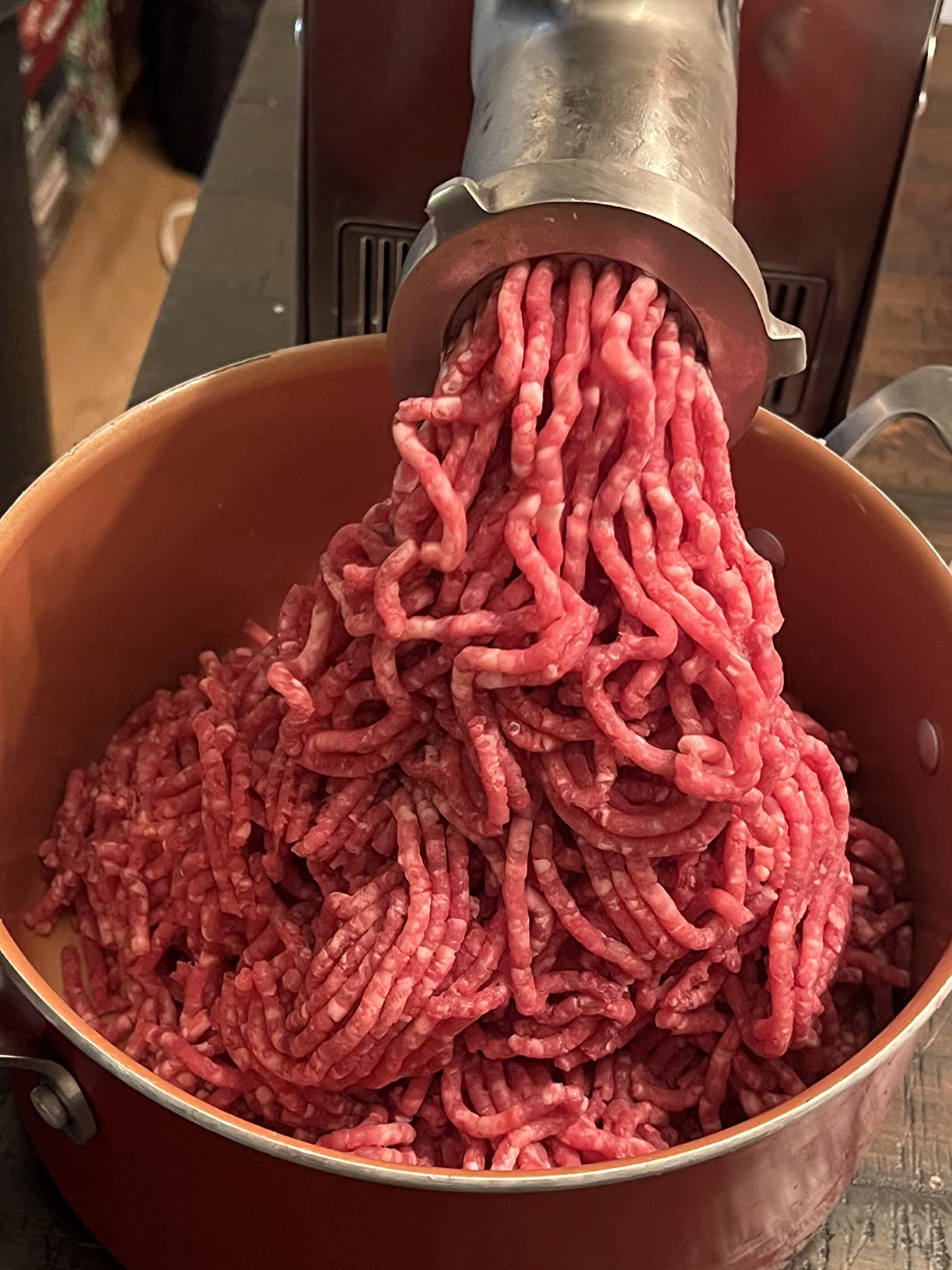 LEM Products BigBite #8 Meat Grinder, 0.50 HP Stainless Steel Electric Meat Grinder Machine, Ideal for Regular Use Customer Review LEM Products BigBite #8 Meat Grinder, 0.50 HP Stainless Steel Electric Meat Grinder Machine, Ideal for Regular Use - Customer Photo 2
