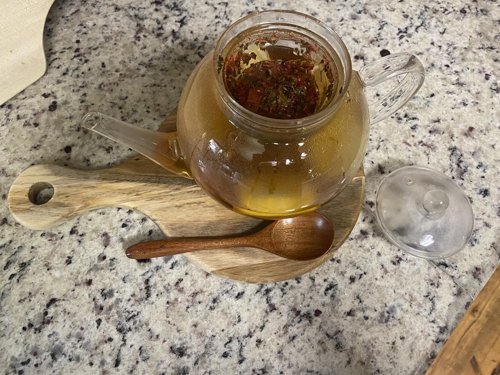 Teabloom Stovetop & Microwave Safe Glass Teapot with Removable Loose Tea Glass Infuser – Includes 2 Blooming Teas – 2-in-1 Tea Kettle and Tea Maker – Tea Purist's Choice Customer Review Teabloom Stovetop & Microwave Safe Glass Teapot with Removable Loose Tea Glass Infuser – Includes 2 Blooming Teas – 2-in-1 Tea Kettle and Tea Maker – Tea Purist's Choice - Customer Photo 2
