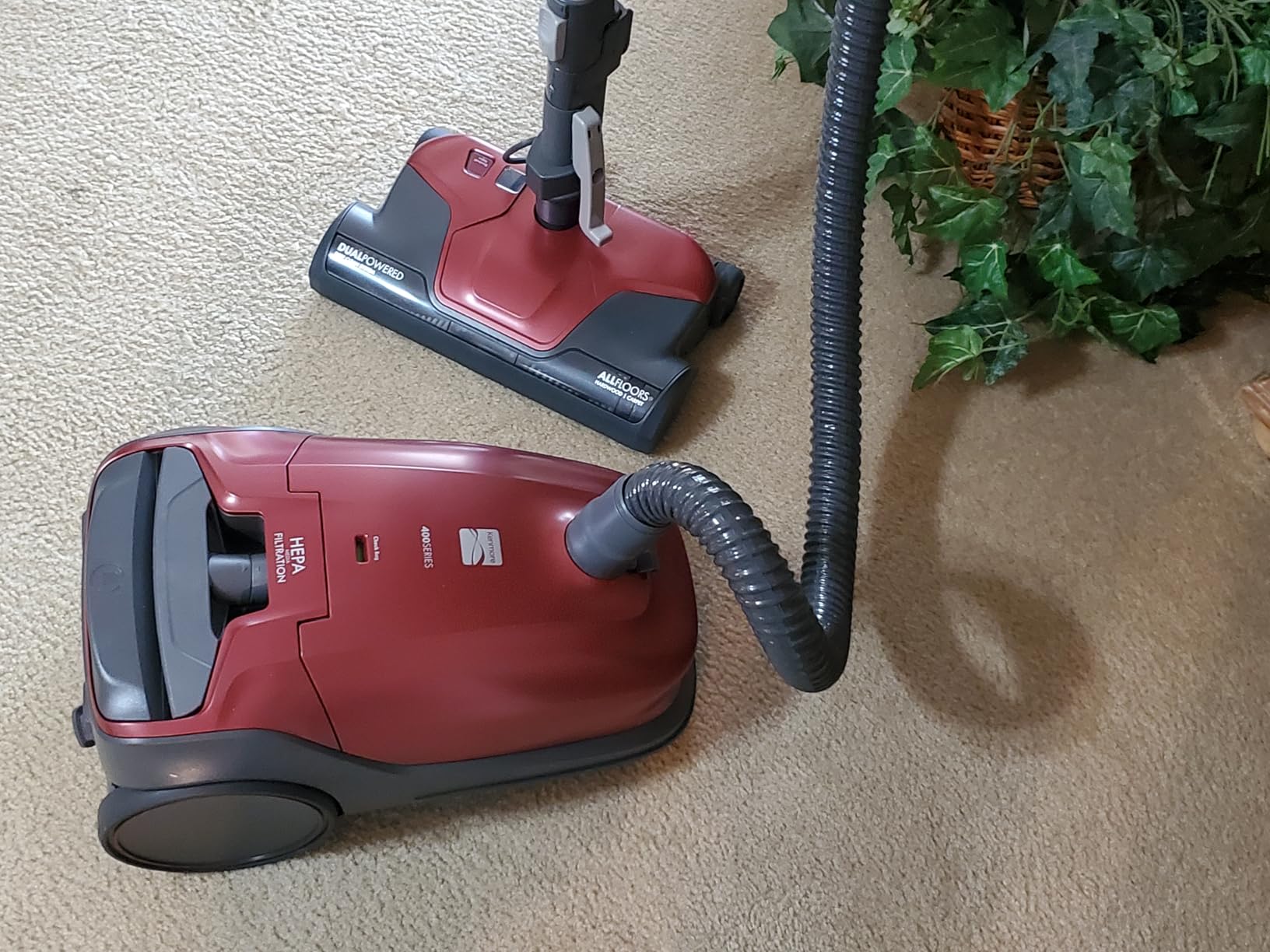 Kenmore 81214 200 Series Pet Friendly Lightweight Bagged Canister Vacuum with HEPA, 2 Motor System, and 3 Cleaning Tools-Orange Customer Review Kenmore 81214 200 Series Pet Friendly Lightweight Bagged Canister Vacuum with HEPA, 2 Motor System, and 3 Cleaning Tools-Orange - Customer Photo 2