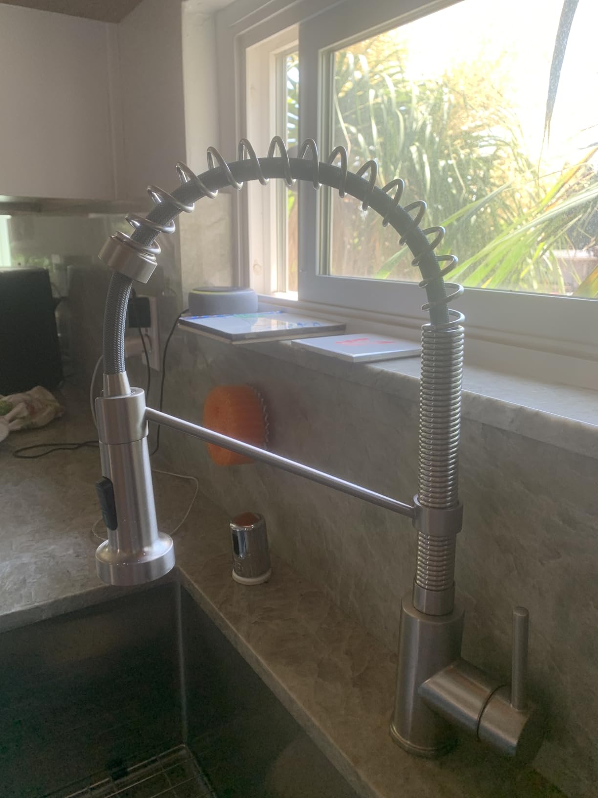 KRAUS Bolden Commercial Style 2-Function Single Handle Pull Down Kitchen Faucet in Chrome, KPF-1610CH Customer Review KRAUS Bolden Commercial Style 2-Function Single Handle Pull Down Kitchen Faucet in Chrome, KPF-1610CH - Customer Photo 2