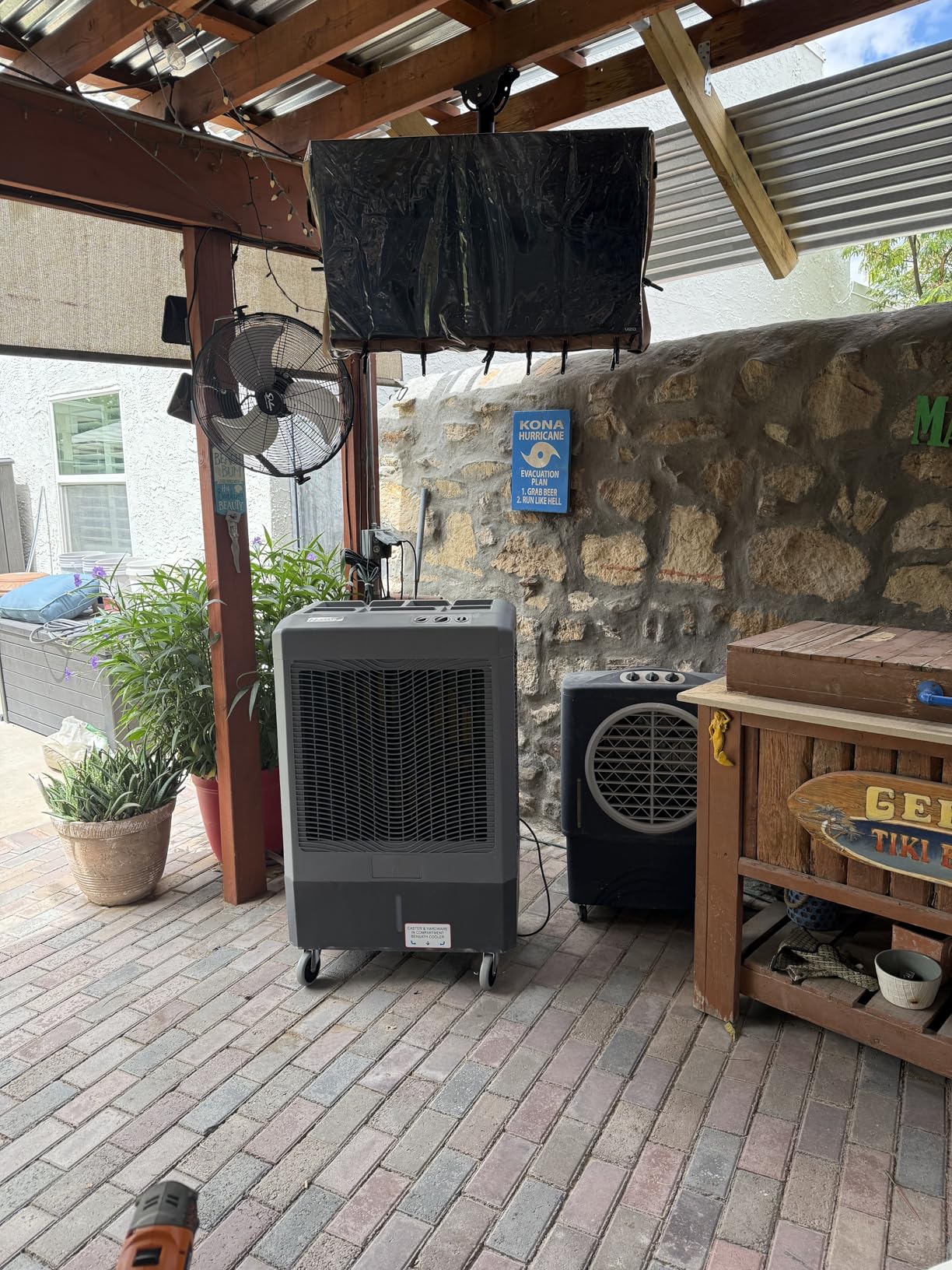 Hessaire MC18M Evaporative Air Cooler Customer Review Hessaire MC18M Evaporative Air Cooler - Customer Photo 2