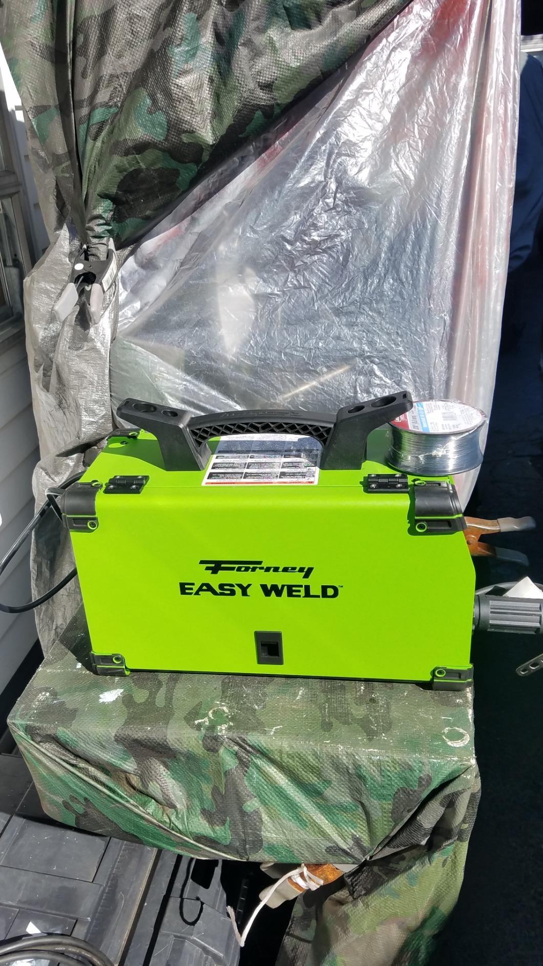 Forney 271 Easy Weld 140 MP Multi-Process Welder - Versatile 3-in-1 Welding Machine for MIG, DC TIG, and Stick Welding Application Customer Review Forney 271 Easy Weld 140 MP Multi-Process Welder - Versatile 3-in-1 Welding Machine for MIG, DC TIG, and Stick Welding Application - Customer Photo 1