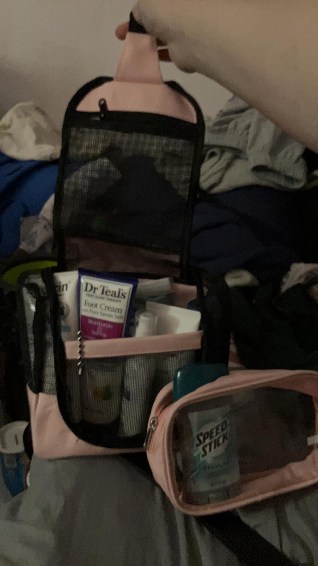 The Fine Living Co. Portable Hanging Shower Caddy Organizer Bag (Free Toiletries Case+Metal Hook) Quick Dry Mesh Shower Caddy Tote Bag Pouch For Bathroom College Dorm Camp Gym Camping 10 The Fine Living Co. Portable Hanging Shower Caddy Organizer Bag (Free Toiletries Case+Metal Hook) Quick Dry Mesh Shower Caddy Tote Bag Pouch For Bathroom College Dorm Camp Gym Camping 10