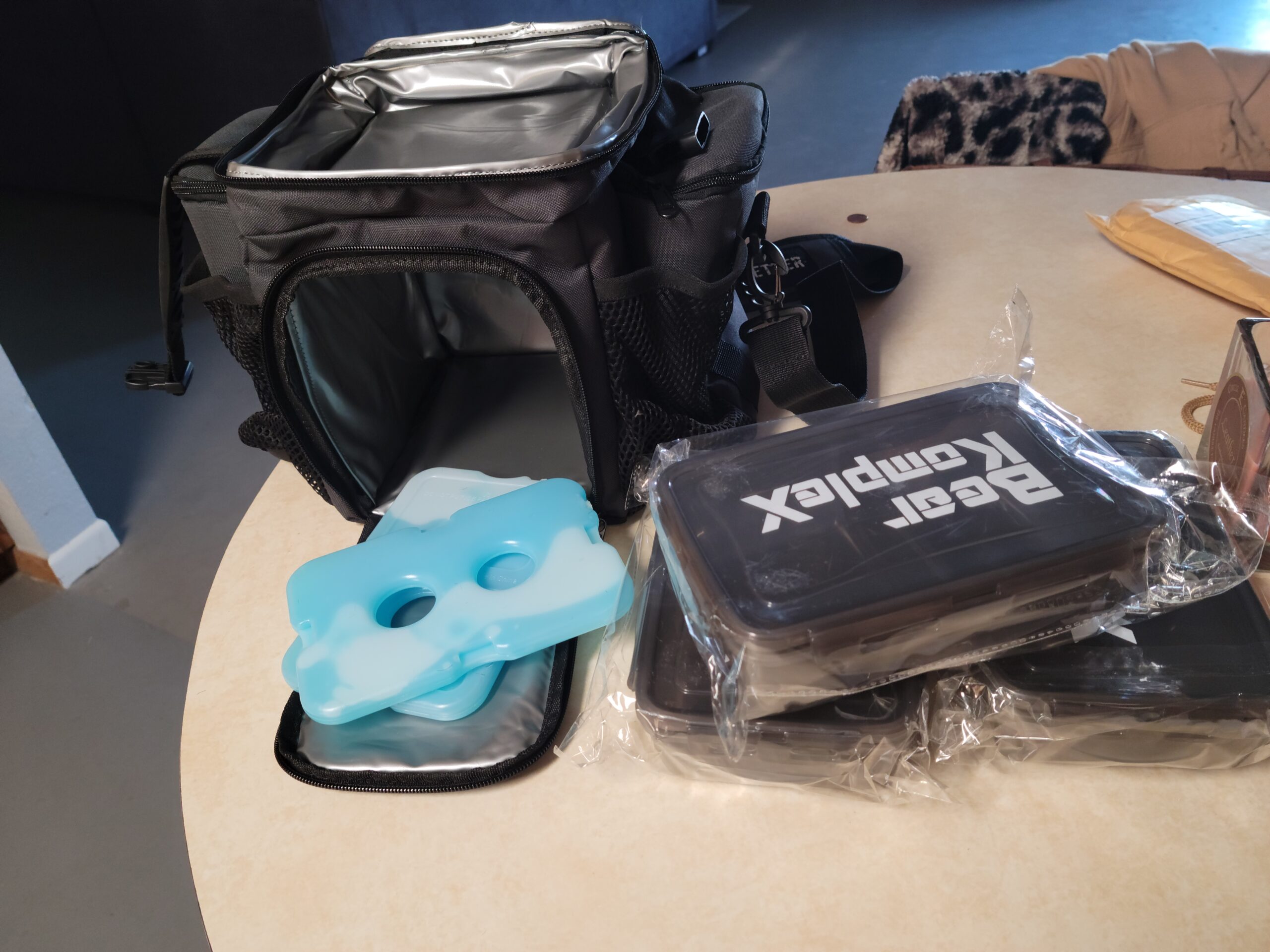 Bear KompleX Insulated Meal Prep Lunch Box for Men, Durable Large Gym Lunch Bag with 3 Stackable Containers & Ice Pack, Waterproof, Dishwasher Safe, Microwave Safe Meal Prep To Go Bag Customer Review Bear KompleX Insulated Meal Prep Lunch Box for Men, Durable Large Gym Lunch Bag with 3 Stackable Containers & Ice Pack, Waterproof, Dishwasher Safe, Microwave Safe Meal Prep To Go Bag - Customer Photo 1