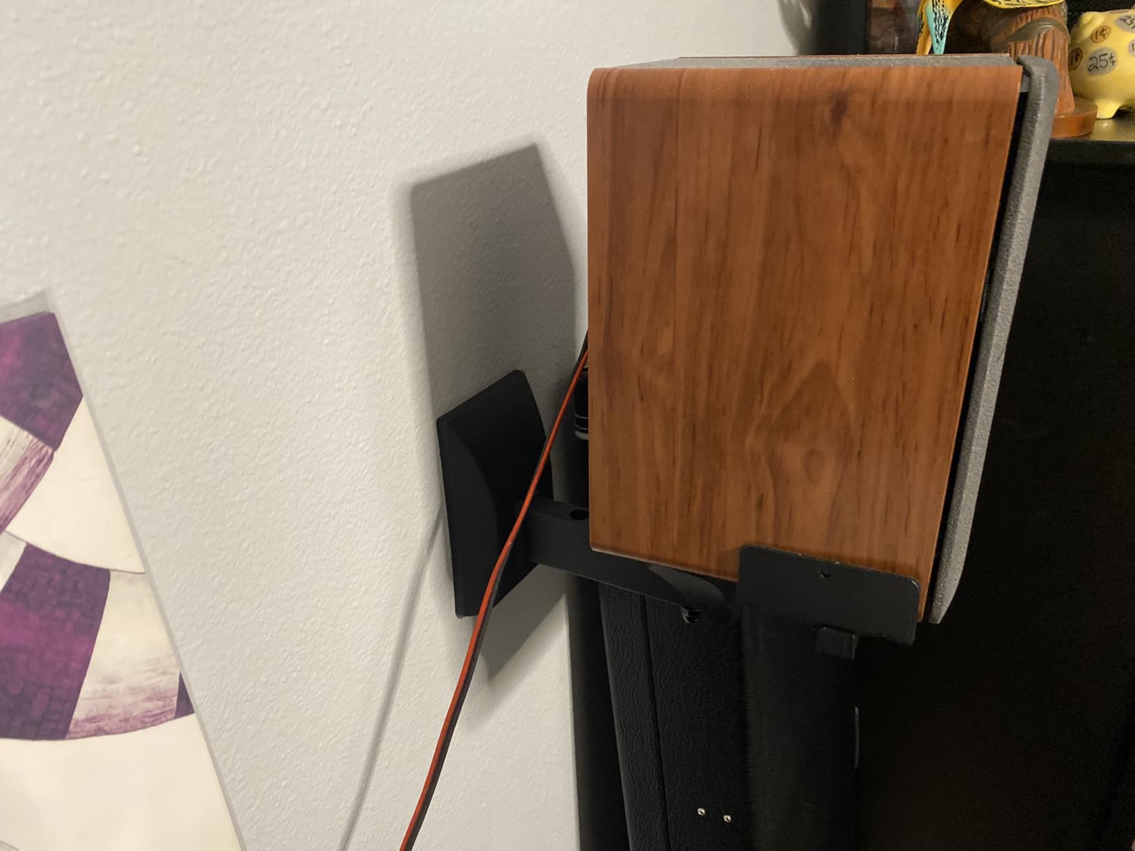 Edifier P12 Passive Bookshelf Speaker - 2-Way Speakers with Built-in Wall-Mount Bracket - Wood Color, Pair - Needs Amplifier or Receiver to Operate Customer Review Edifier P12 Passive Bookshelf Speaker - 2-Way Speakers with Built-in Wall-Mount Bracket - Wood Color, Pair - Needs Amplifier or Receiver to Operate - Customer Photo 2