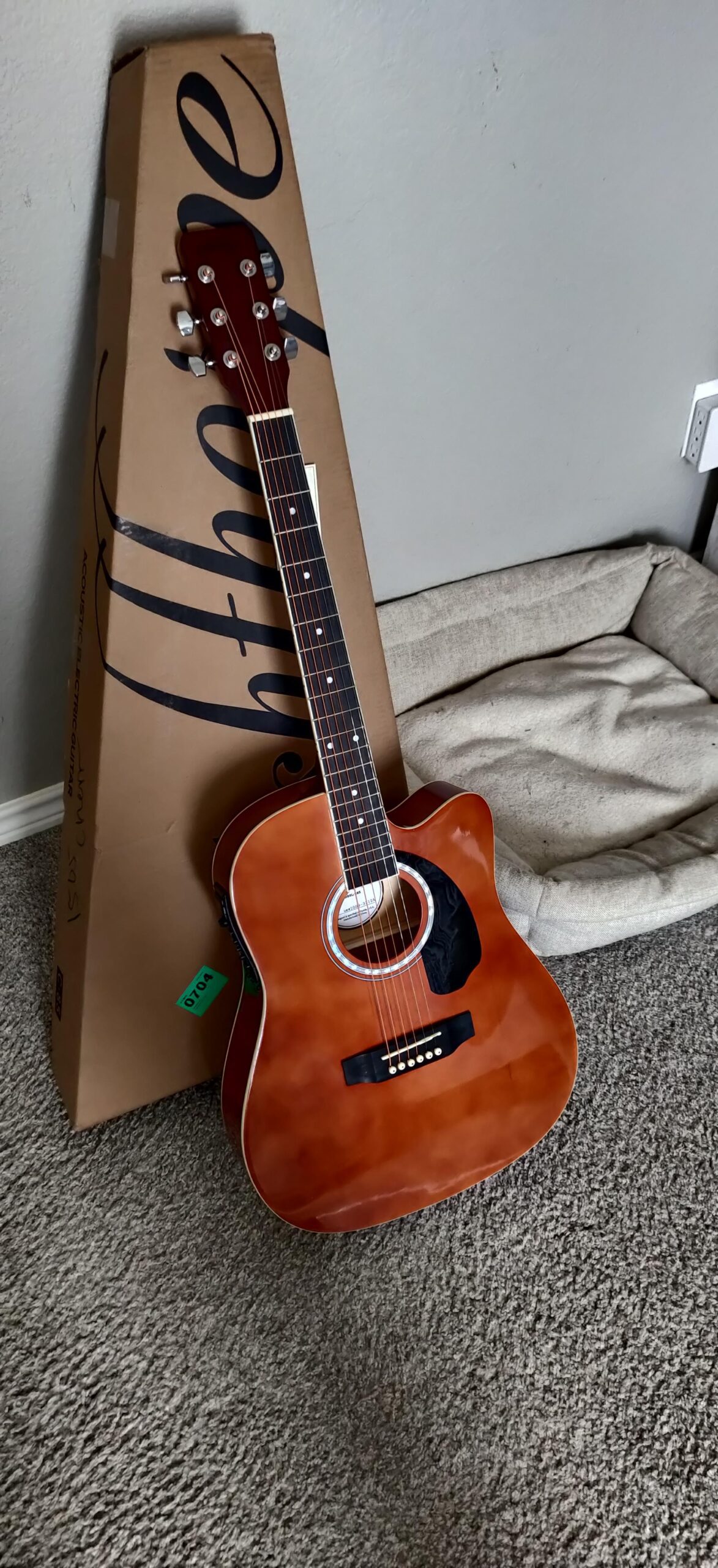 Ashthorpe Full-Size Cutaway Thinline Acoustic-Electric Guitar Package - Premium Tonewoods - Black Customer Review Ashthorpe Full-Size Cutaway Thinline Acoustic-Electric Guitar Package - Premium Tonewoods - Black - Customer Photo 1