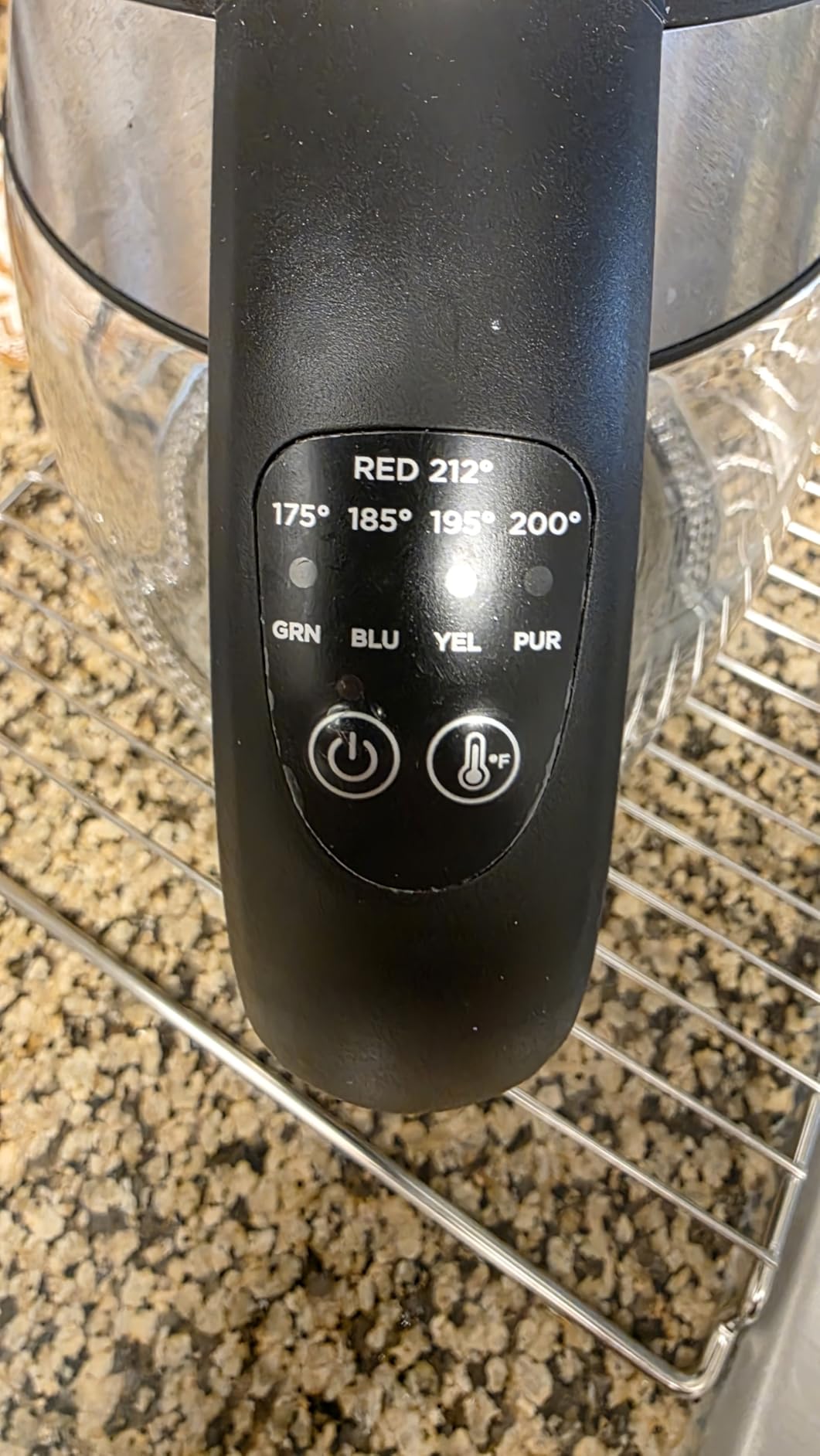 Chefman Electric Kettle with Temperature Control, 5 Presets LED Indicator Lights, Removable Tea Infuser, Glass Tea Kettle & Hot Water Boiler, 360° Swivel Base, BPA Free, Stainless Steel, 1.8 Liters Customer Review Chefman Electric Kettle with Temperature Control, 5 Presets LED Indicator Lights, Removable Tea Infuser, Glass Tea Kettle & Hot Water Boiler, 360° Swivel Base, BPA Free, Stainless Steel, 1.8 Liters - Customer Photo 1