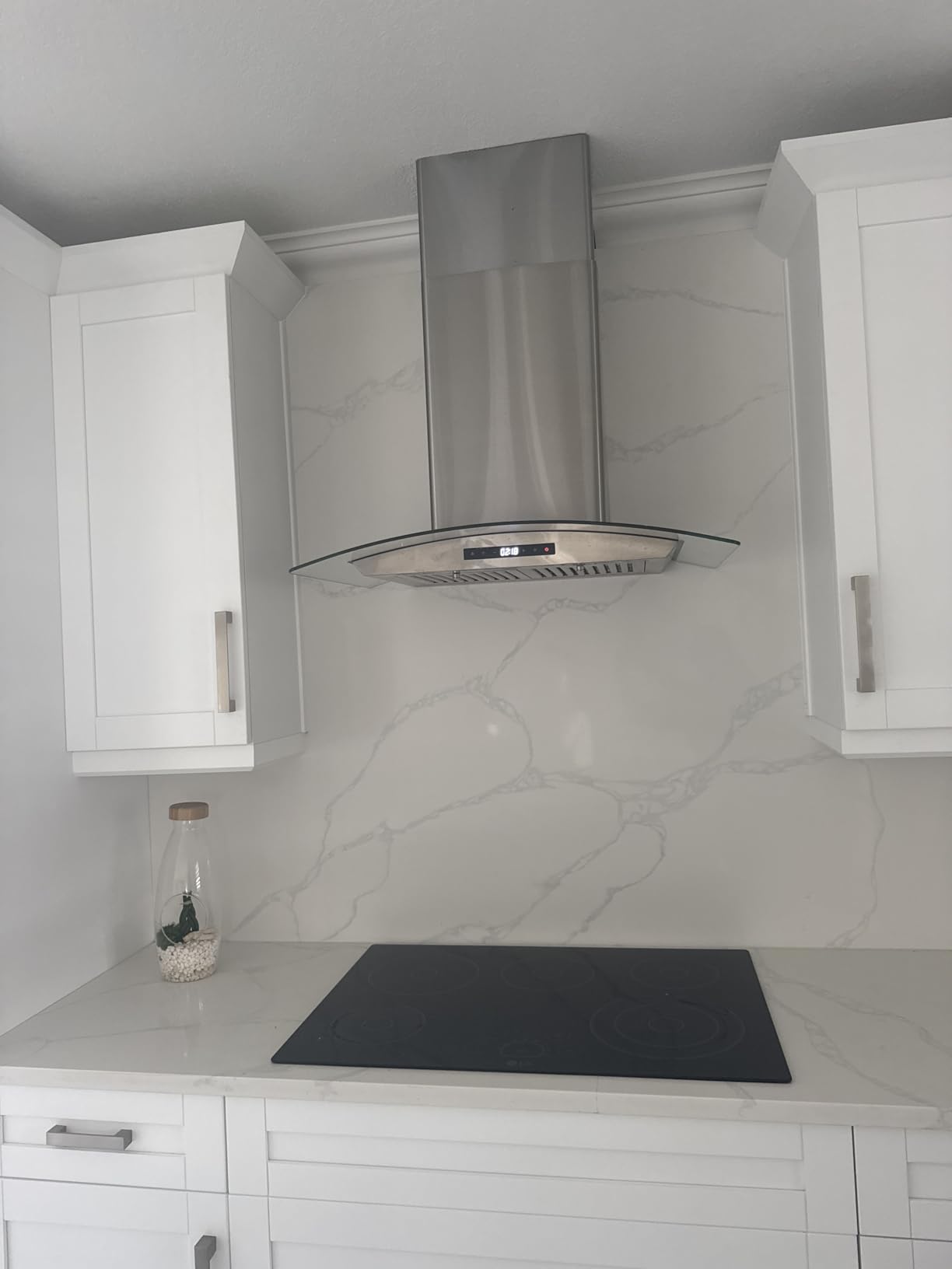 COSMO COS-668WRCS75 30 in. Vista Collection 380 CFM Ducted Wall Mount Range Hood, Touch Controls, LED Lights, Stainless Steel Customer Review COSMO COS-668WRCS75 30 in. Vista Collection 380 CFM Ducted Wall Mount Range Hood, Touch Controls, LED Lights, Stainless Steel - Customer Photo 1