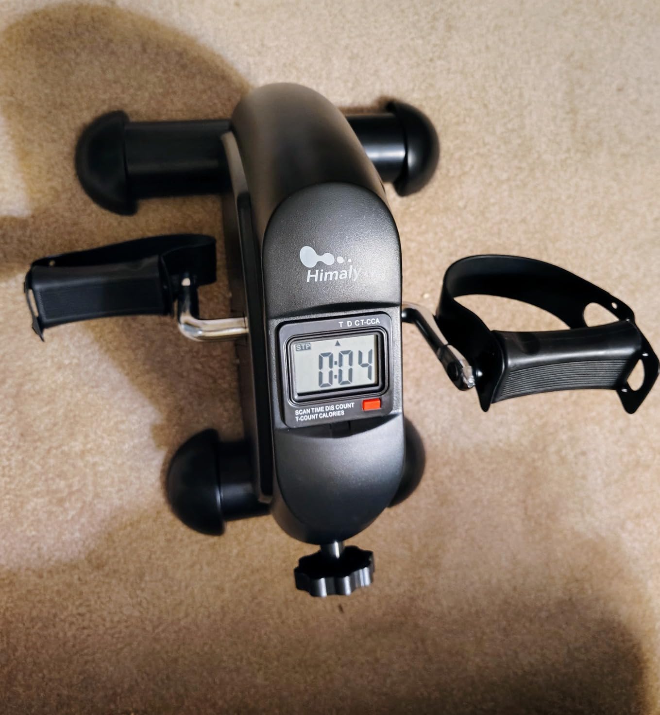 Mini Exercise Bike, himaly Under Desk Bike Pedal Exerciser Portable Foot Cycle Arm & Leg Peddler Machine with LCD Screen Displays Customer Review Mini Exercise Bike, himaly Under Desk Bike Pedal Exerciser Portable Foot Cycle Arm & Leg Peddler Machine with LCD Screen Displays - Customer Photo 1