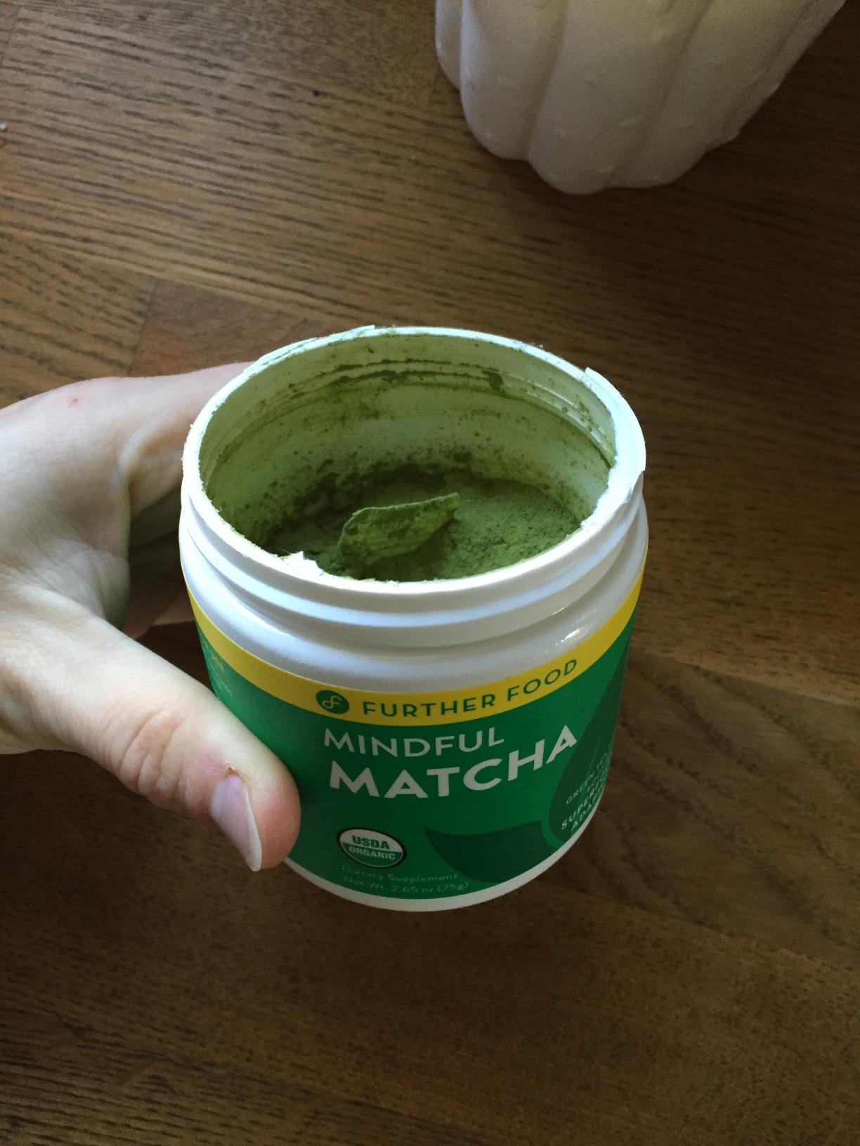 Further Food Premium Matcha Green Tea Powder USDA Organic Japanese Matcha Powder, Natural Energy + Focus + Boost Immune System, Antioxidant Plant-Based Detox Superfood (30 Servings) Customer Review Further Food Premium Matcha Green Tea Powder USDA Organic Japanese Matcha Powder, Natural Energy + Focus + Boost Immune System, Antioxidant Plant-Based Detox Superfood (30 Servings) - Customer Photo 1