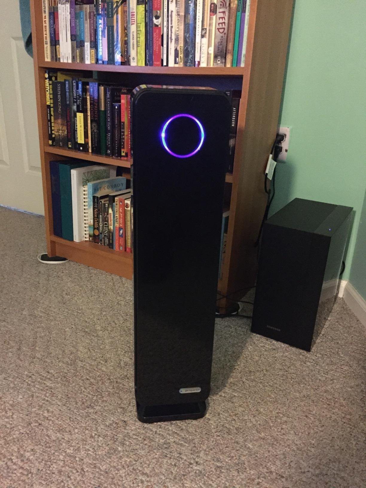 GermGuardian Air Purifier for Homes with Pets, H13 Pet HEPA Filter, Removes Pet Dander, Dust, Allergens, Smoke, Pollen, Odors, Mold, UV-C Light Helps Reduce Germs, 22 Inch, White, AC4300WPT Customer Review GermGuardian Air Purifier for Homes with Pets, H13 Pet HEPA Filter, Removes Pet Dander, Dust, Allergens, Smoke, Pollen, Odors, Mold, UV-C Light Helps Reduce Germs, 22 Inch, White, AC4300WPT - Customer Photo 2