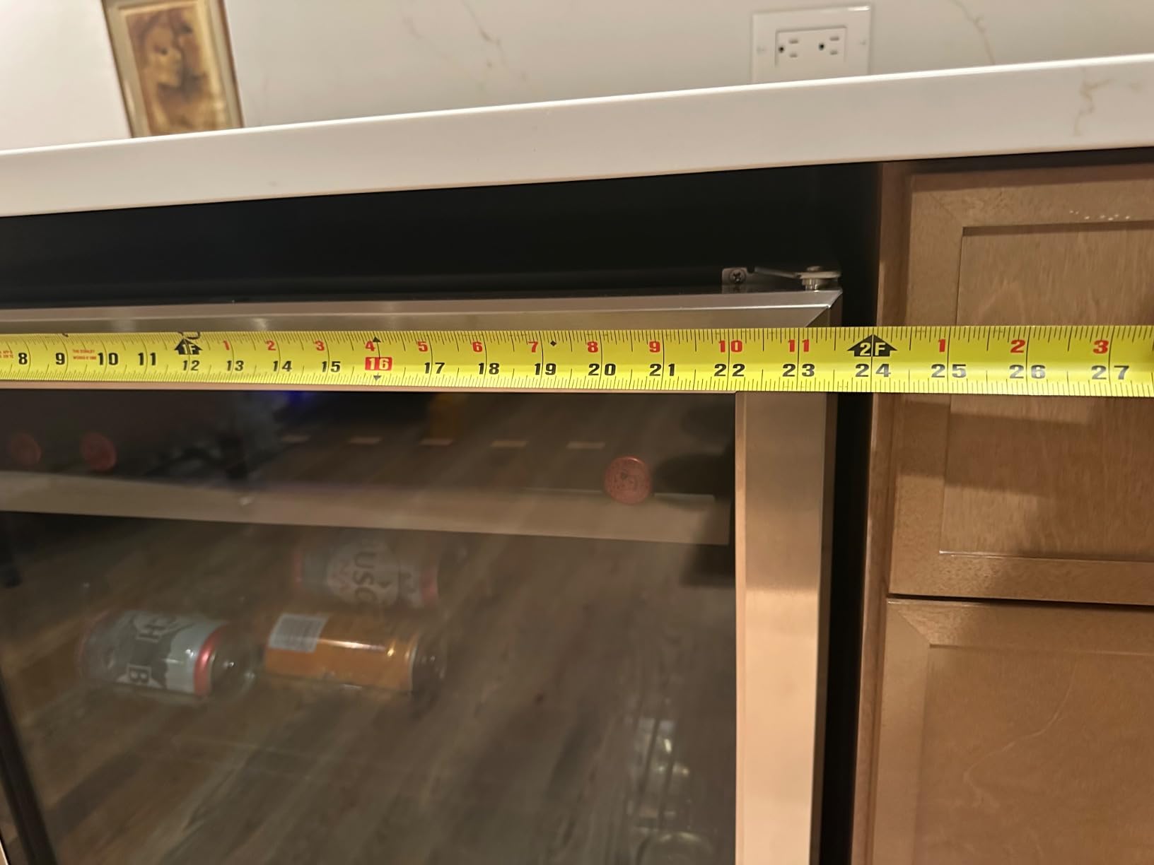 Kalamera 24 inch Stainless Steel Beverage Refrigerator, Under Counter Beverage Cooler for 154 Cans with 32-41℉ Temperature Range - Soda and Beer Refrigerator with Soild Stainless Door Customer Review Kalamera 24 inch Stainless Steel Beverage Refrigerator, Under Counter Beverage Cooler for 154 Cans with 32-41℉ Temperature Range - Soda and Beer Refrigerator with Soild Stainless Door - Customer Photo 1