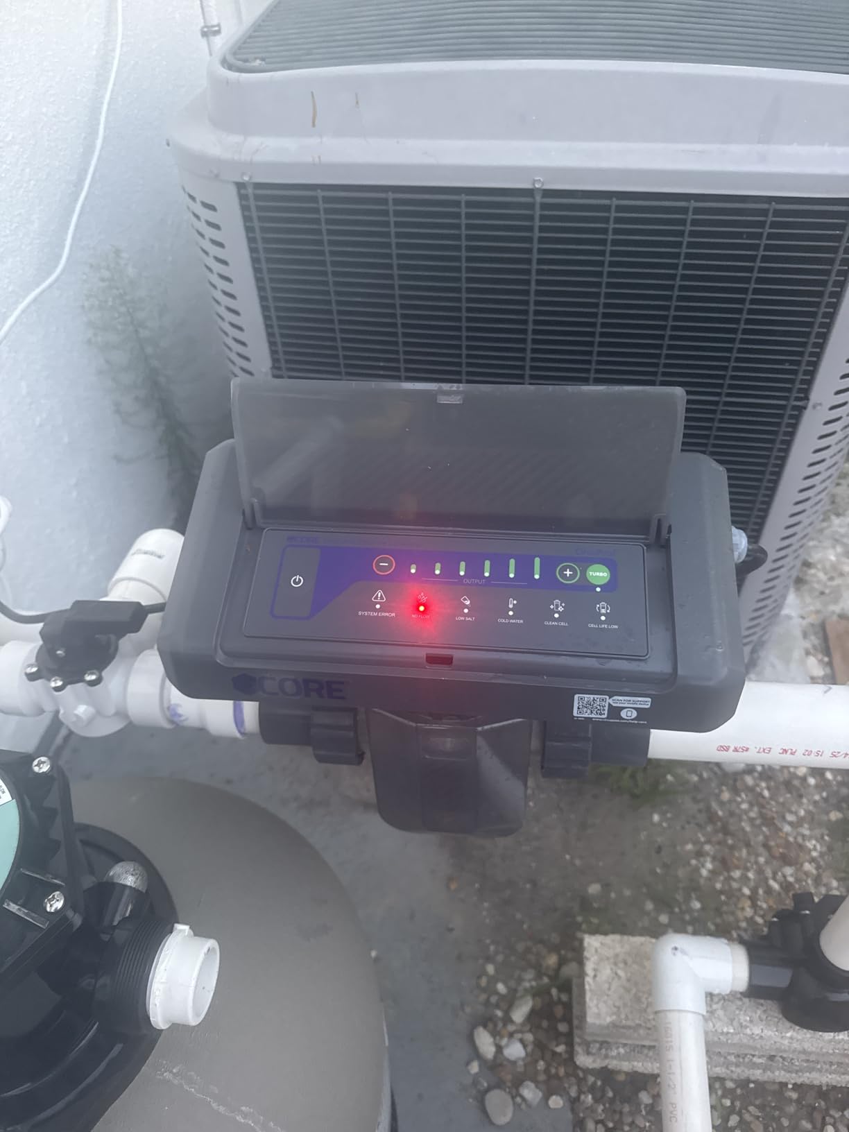 CircuPool CORE35 Salt Chlorinator System | 8 Year Manufacturer Warranty | No DIY Install Penalty | USA Titanium | 1.4 lb CL Output | Electronic Chlorine Generator for Pools up to 35,000 Gallons Customer Review CircuPool CORE35 Salt Chlorinator System | 8 Year Manufacturer Warranty | No DIY Install Penalty | USA Titanium | 1.4 lb CL Output | Electronic Chlorine Generator for Pools up to 35,000 Gallons - Customer Photo 1