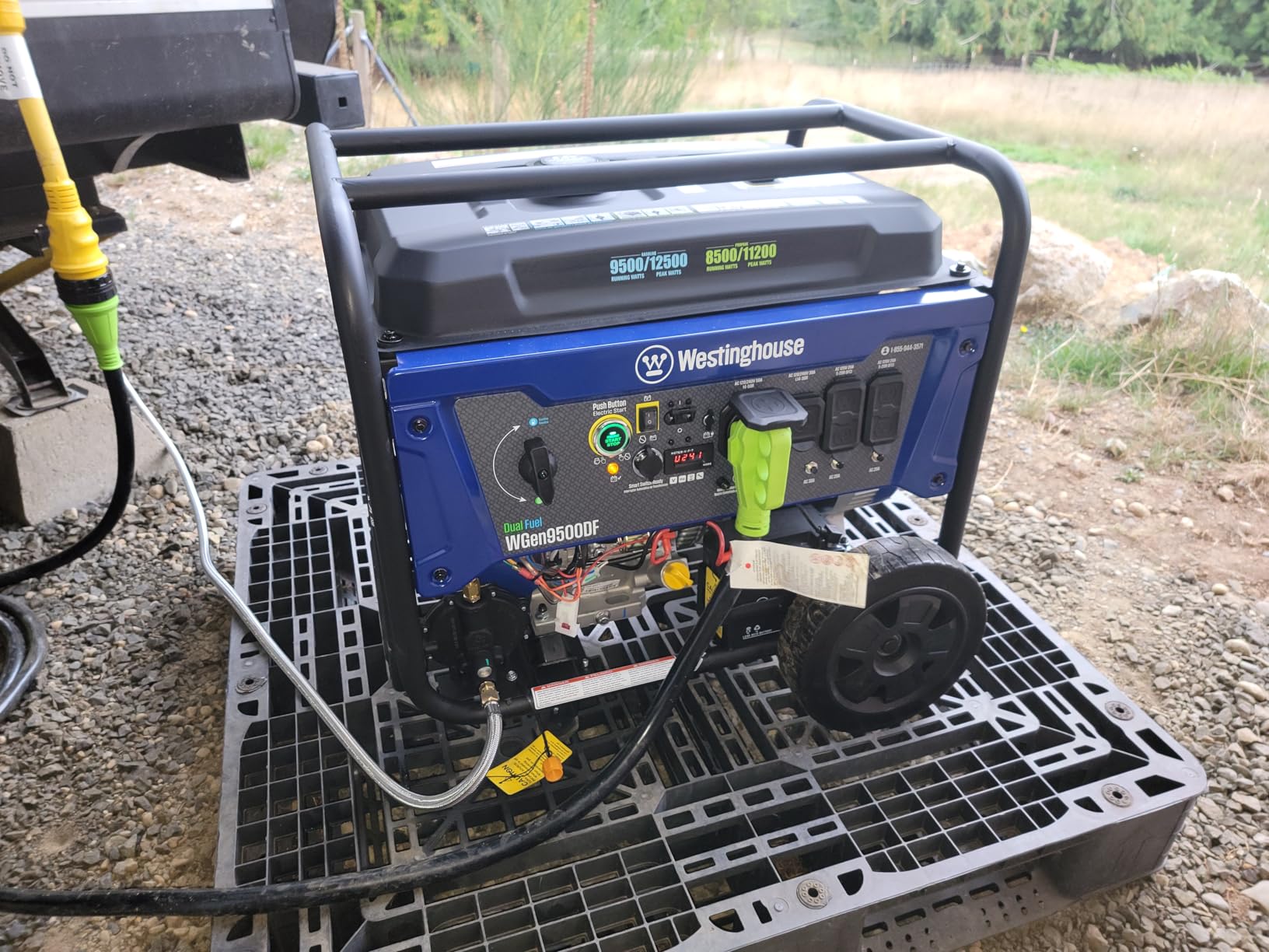 Westinghouse 12500 Watt Dual Fuel Home Backup Portable Generator, Remote Electric Start, Transfer Switch Ready, Gas and Propane Powered Customer Review Westinghouse 12500 Watt Dual Fuel Home Backup Portable Generator, Remote Electric Start, Transfer Switch Ready, Gas and Propane Powered - Customer Photo 2