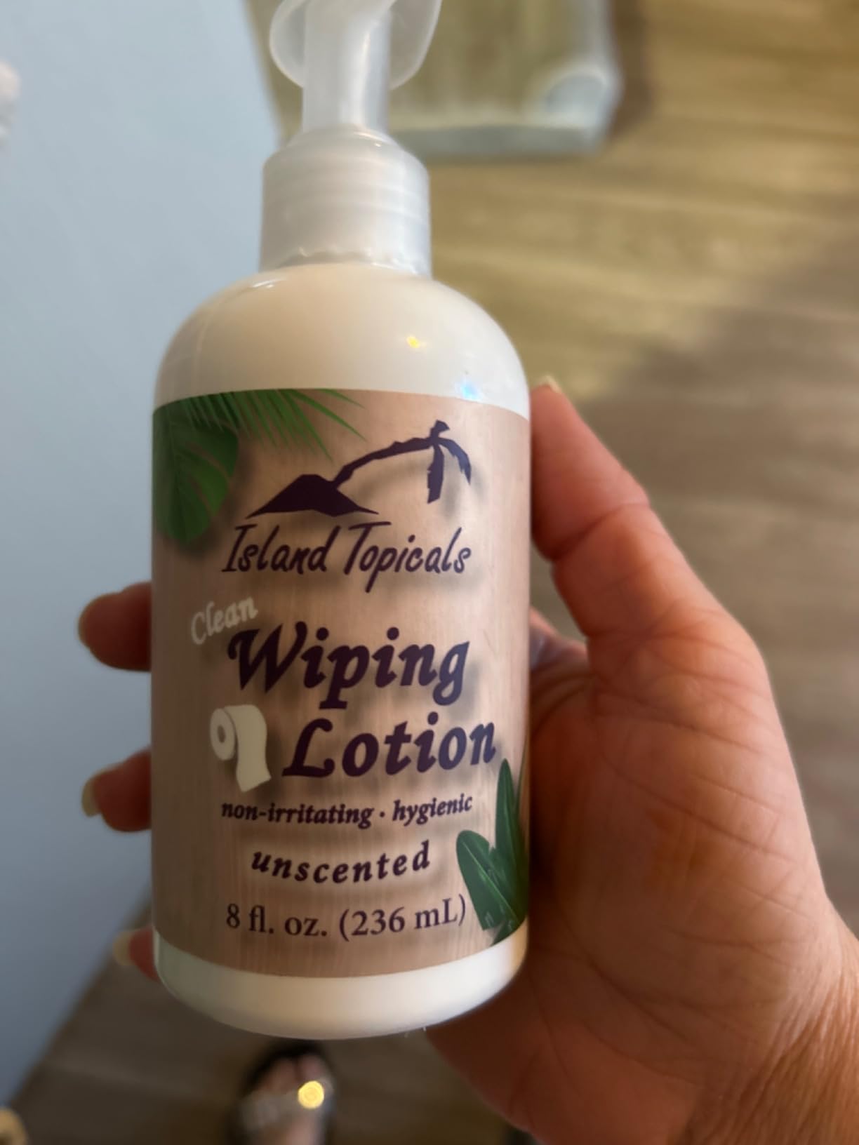 Wiping Lotion | Experience Clean | The Cleaner Way to use Toilet Paper | 8 Fl Oz Bottle (Unscented) Customer Review Wiping Lotion | Experience Clean | The Cleaner Way to use Toilet Paper | 8 Fl Oz Bottle (Unscented) - Customer Photo 1