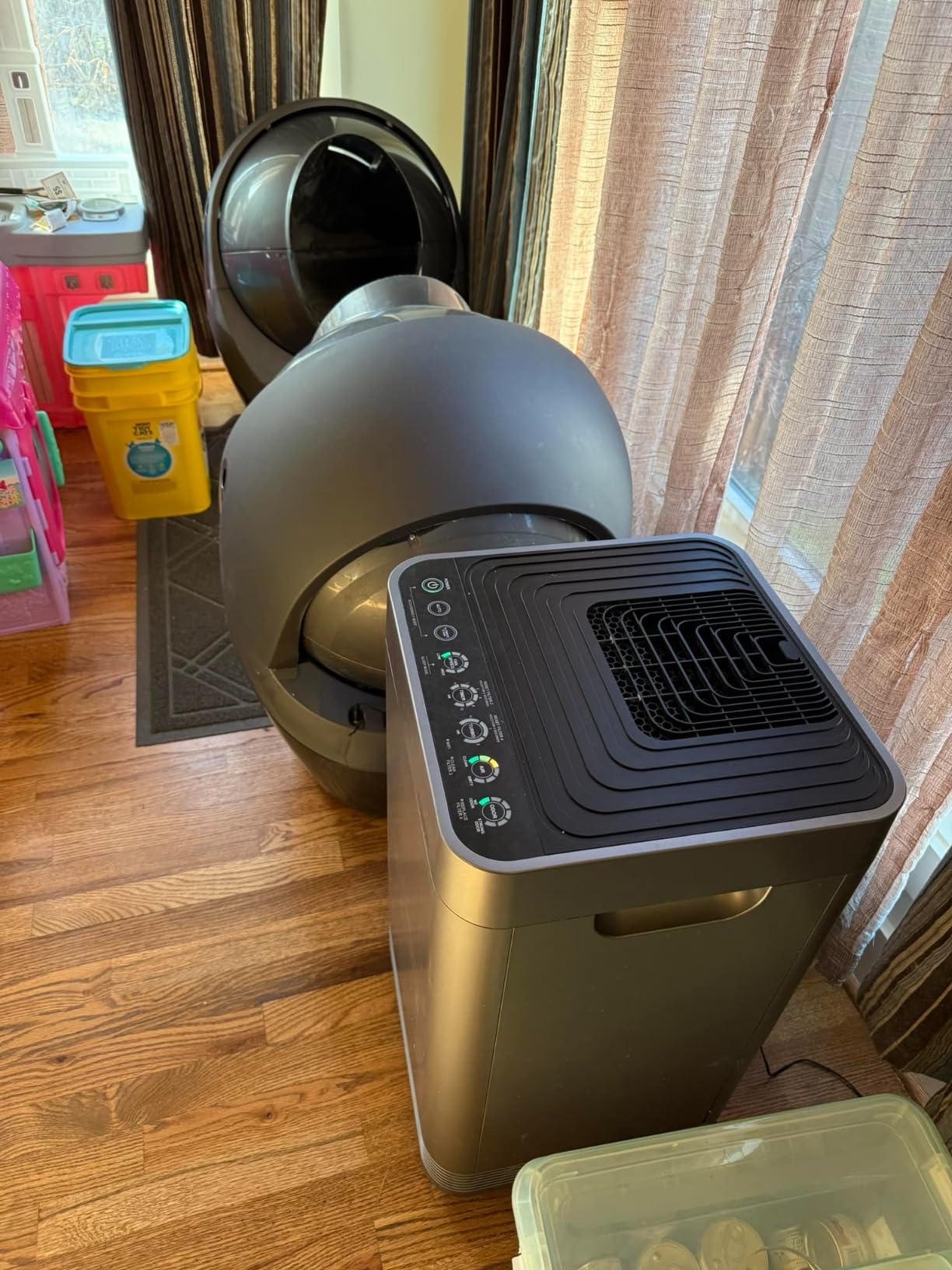 Nuwave Whole House Air Purifiers, Oxypure Smart Air Purifier with 5 Stage Tower Structure Air Filter, Air Quality & Odor Sensors, Sleep Mode for Bedroom, Remove 99.99% of Dust, Smoke, Pollen, Allergen Customer Review Nuwave Whole House Air Purifiers, Oxypure Smart Air Purifier with 5 Stage Tower Structure Air Filter, Air Quality & Odor Sensors, Sleep Mode for Bedroom, Remove 99.99% of Dust, Smoke, Pollen, Allergen - Customer Photo 2