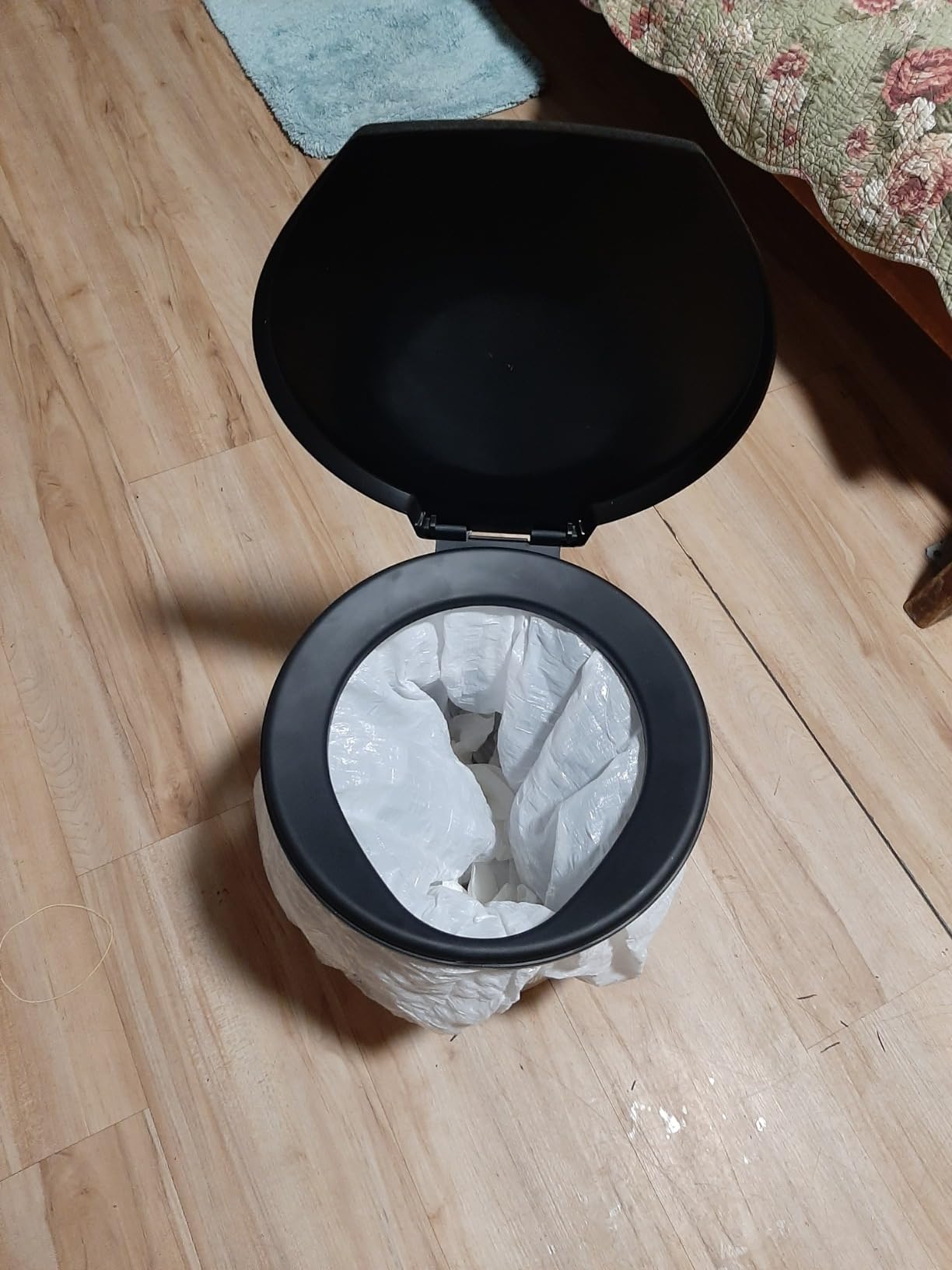 Portable Emergency Toilet Seat for 5 Gallon Buckets Outdoor Camping Snap on Luggable Loo Toilet Cover for Adults and Kids - Customer Photo 1