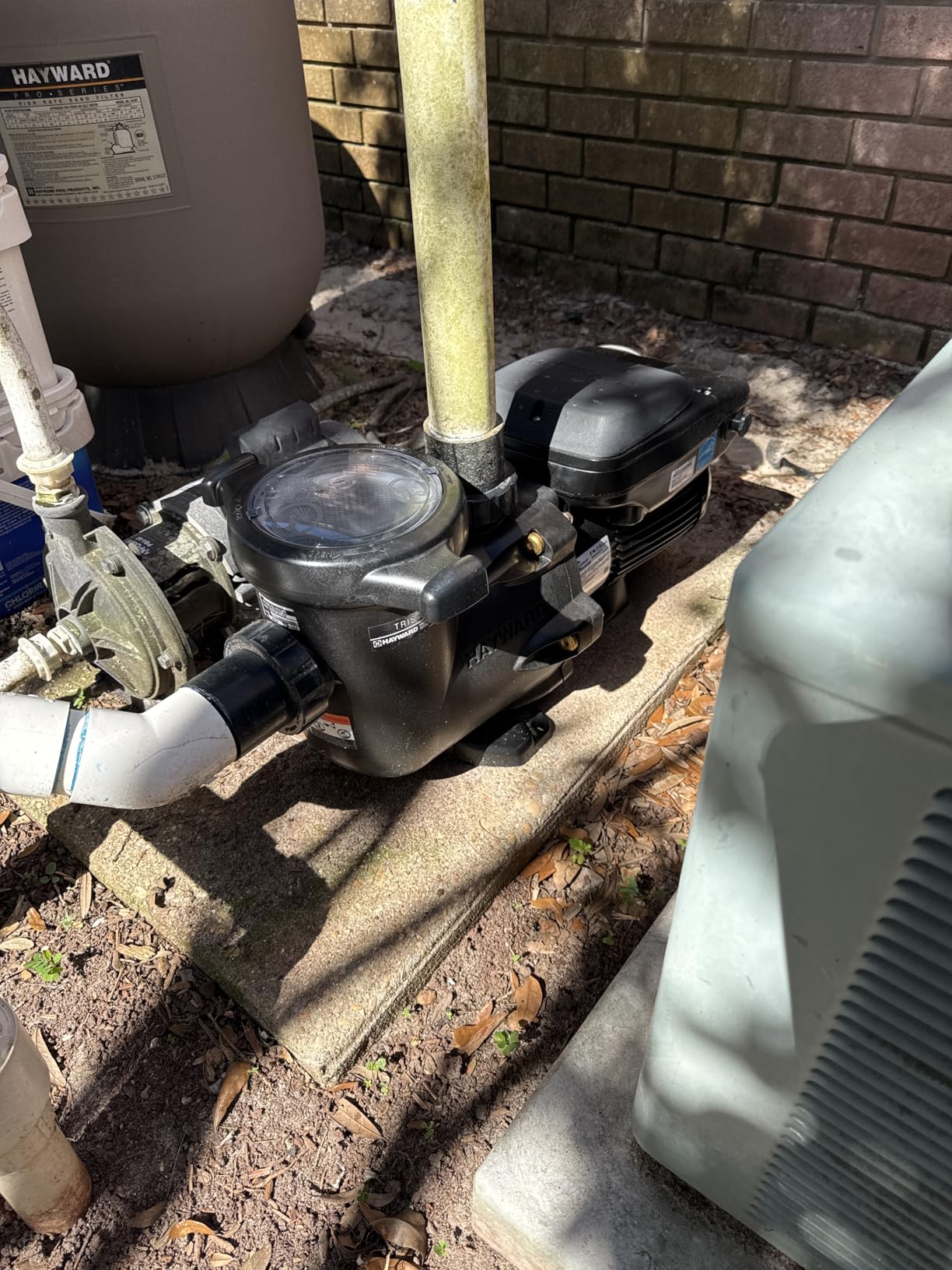 Hayward Pool Pump, 1.85 HP (W3SP3202VSP), Black Customer Review Hayward Pool Pump, 1.85 HP (W3SP3202VSP), Black - Customer Photo 2