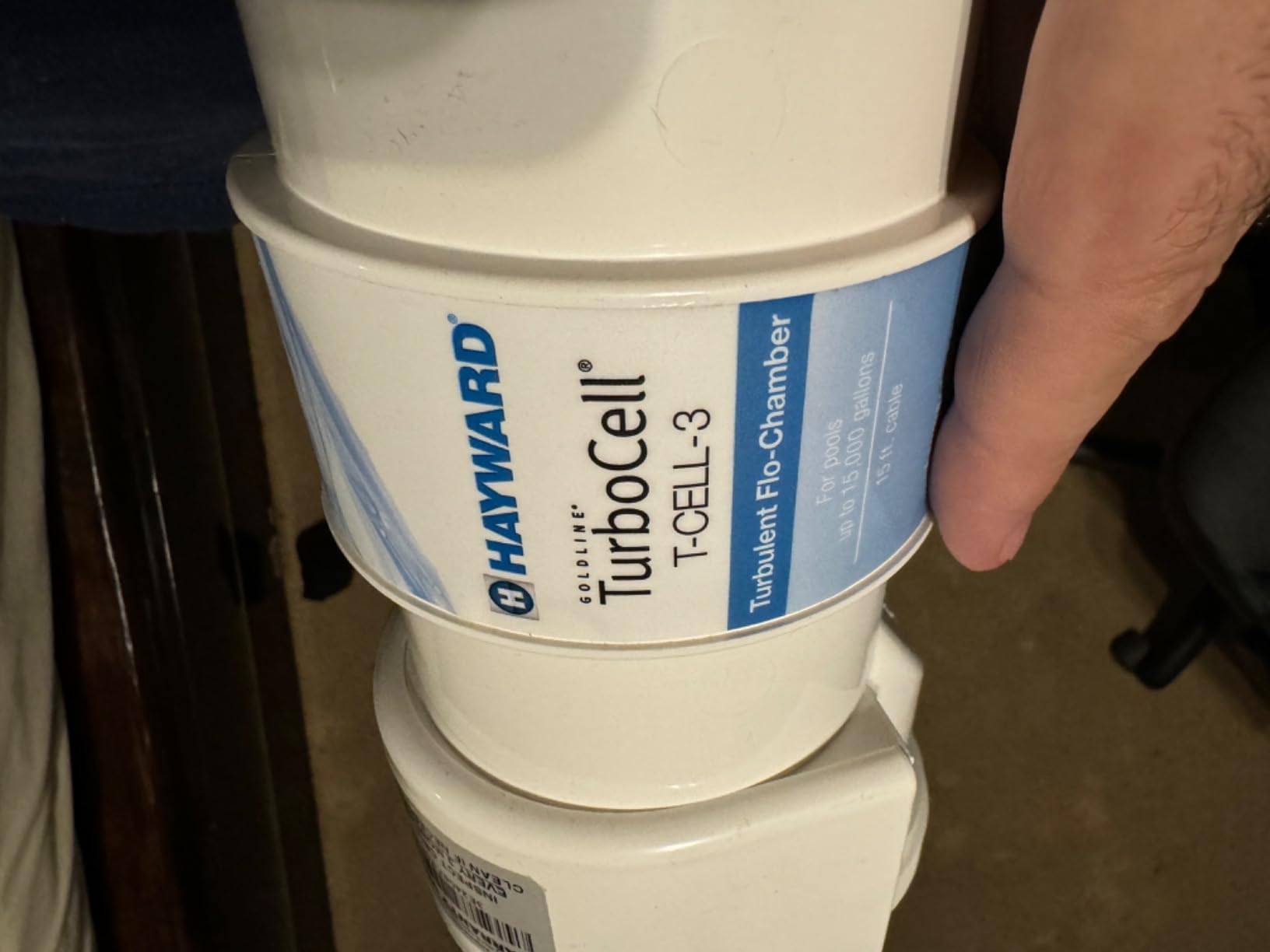 Hayward W3T-CELL-15 TurboCell Salt Chlorination Cell for In-Ground Swimming Pools up to 40,000 Gallons Customer Review Hayward W3T-CELL-15 TurboCell Salt Chlorination Cell for In-Ground Swimming Pools up to 40,000 Gallons - Customer Photo 1