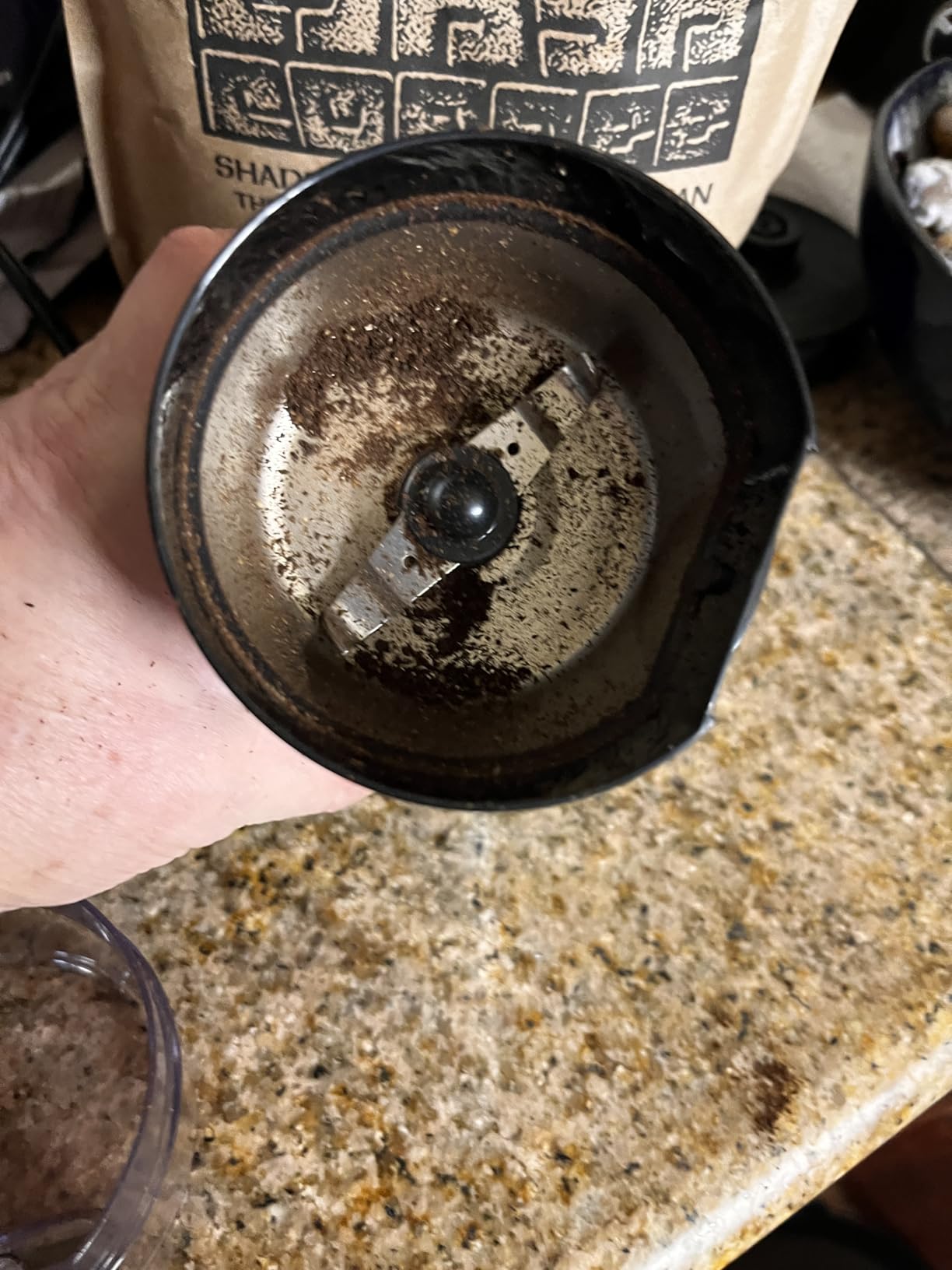 BLACK+DECKER One Touch Coffee Grinder, 2/3 Cup Coffee Bean Capacity, Spice Grinder Customer Review BLACK+DECKER One Touch Coffee Grinder, 2/3 Cup Coffee Bean Capacity, Spice Grinder - Customer Photo 2