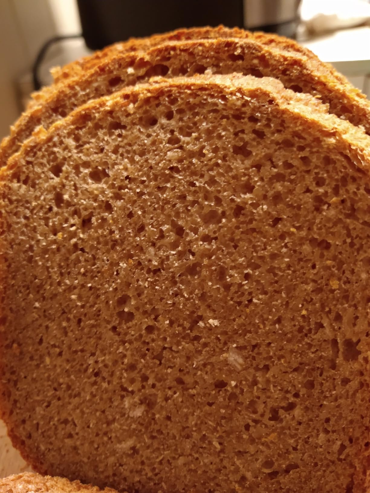 KBS 17-in-1 Bread Maker-Dual Heaters, 710W Machine Stainless Steel with Gluten-Free, Dough Maker,Jam,Yogurt PROG, Auto Nut Dispenser,Ceramic Pan& Touch Panel, 3 Loaf Sizes 3 Crust Colors,Recipes Customer Review KBS 17-in-1 Bread Maker-Dual Heaters, 710W Machine Stainless Steel with Gluten-Free, Dough Maker,Jam,Yogurt PROG, Auto Nut Dispenser,Ceramic Pan& Touch Panel, 3 Loaf Sizes 3 Crust Colors,Recipes - Customer Photo 1
