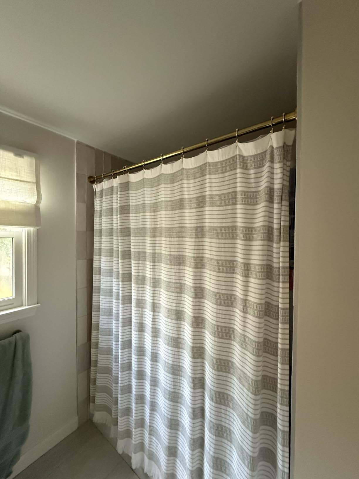Titanker Shower Curtain Hooks Rings, Rust Resistant Metal Double Glide Shower Hooks Rings for Bathroom Shower Rods Curtains, Set of 12 Hooks - Nickel Customer Review Titanker Shower Curtain Hooks Rings, Rust Resistant Metal Double Glide Shower Hooks Rings for Bathroom Shower Rods Curtains, Set of 12 Hooks - Nickel - Customer Photo 1