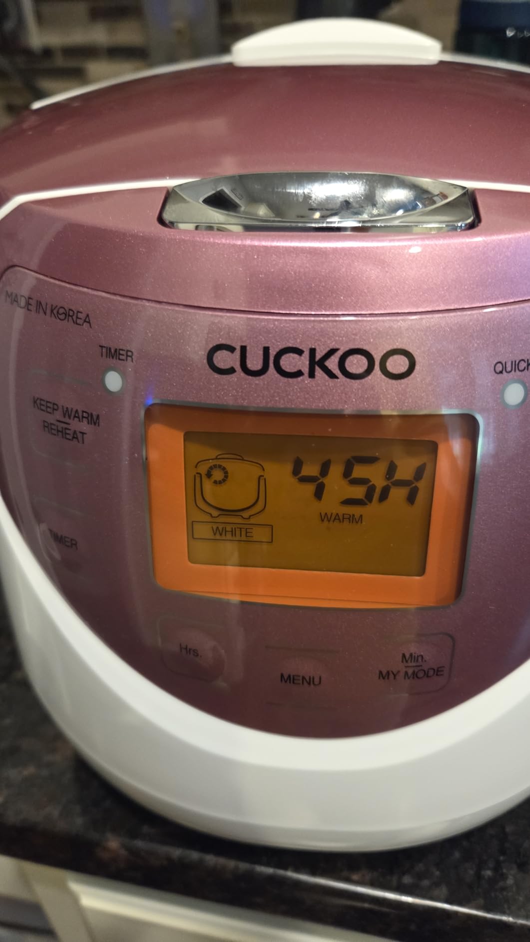 CUCKOO Rice Cooker 6 Cup Uncooked / 12 Cup Cooked, Korean Fuzzy Logic Rice Cooker Small with Delay Timer & Keep Warm Setting, Versatile Food Steamer for Cooking, Non-Stick Inner Pot, Silver (CR-0632F) Customer Review CUCKOO Rice Cooker 6 Cup Uncooked / 12 Cup Cooked, Korean Fuzzy Logic Rice Cooker Small with Delay Timer & Keep Warm Setting, Versatile Food Steamer for Cooking, Non-Stick Inner Pot, Silver (CR-0632F) - Customer Photo 2