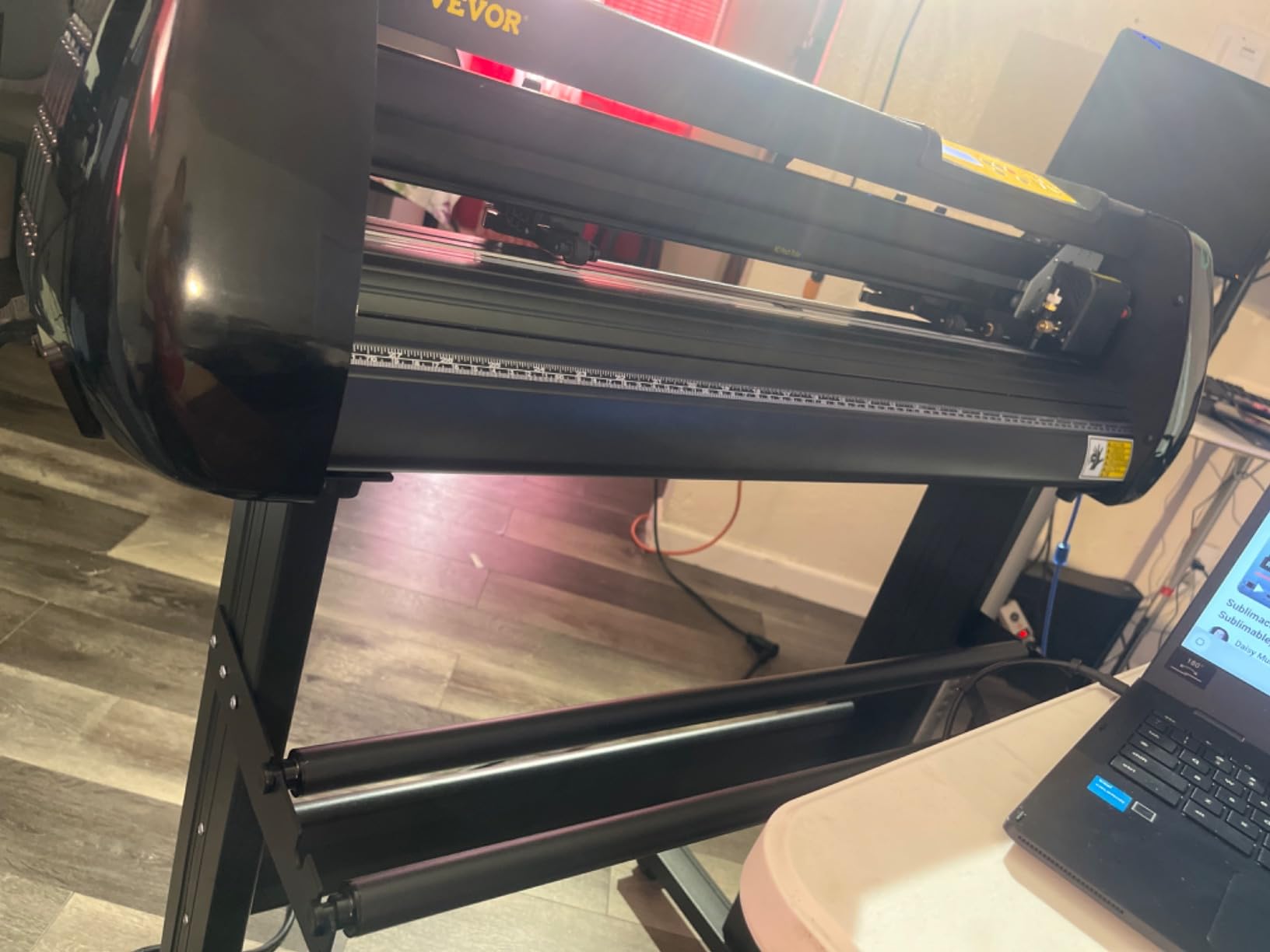 VEVOR Vinyl Cutter 34Inch Bundle, Vinyl Cutter Machine Manual Vinyl Printer LCD Display Plotter Cutter Sign Cutting with Signmaster Software for Design and Cut,with Supplies, Tools Customer Review VEVOR Vinyl Cutter 34Inch Bundle, Vinyl Cutter Machine Manual Vinyl Printer LCD Display Plotter Cutter Sign Cutting with Signmaster Software for Design and Cut,with Supplies, Tools - Customer Photo 1