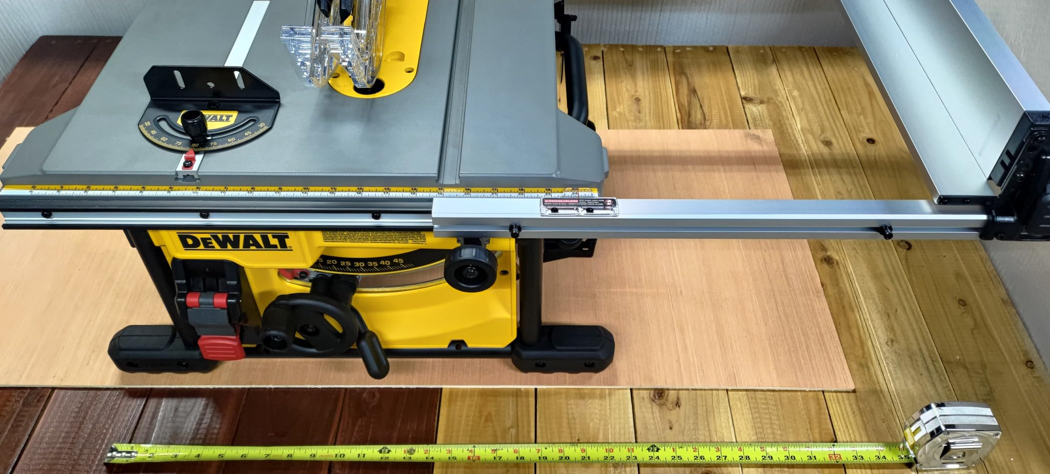 DEWALT 15 Amp 8-1/4 in. Compact Portable Jobsite Table Saw (DWE7485) Customer Review DEWALT 15 Amp 8-1/4 in. Compact Portable Jobsite Table Saw (DWE7485) - Customer Photo 2