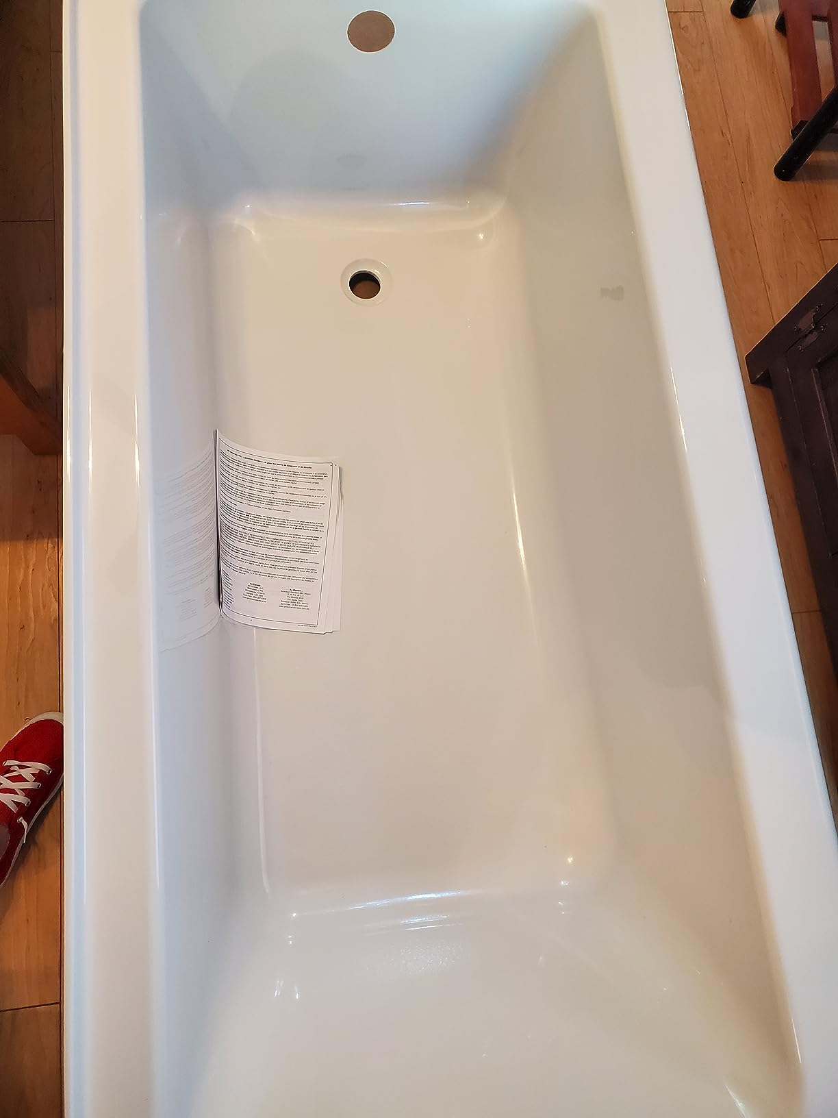 American Standard 2973102.020 Studio Integral Apron Bathtub Right Drain 60 in. x 30 in. in White Customer Review American Standard 2973102.020 Studio Integral Apron Bathtub Right Drain 60 in. x 30 in. in White - Customer Photo 1