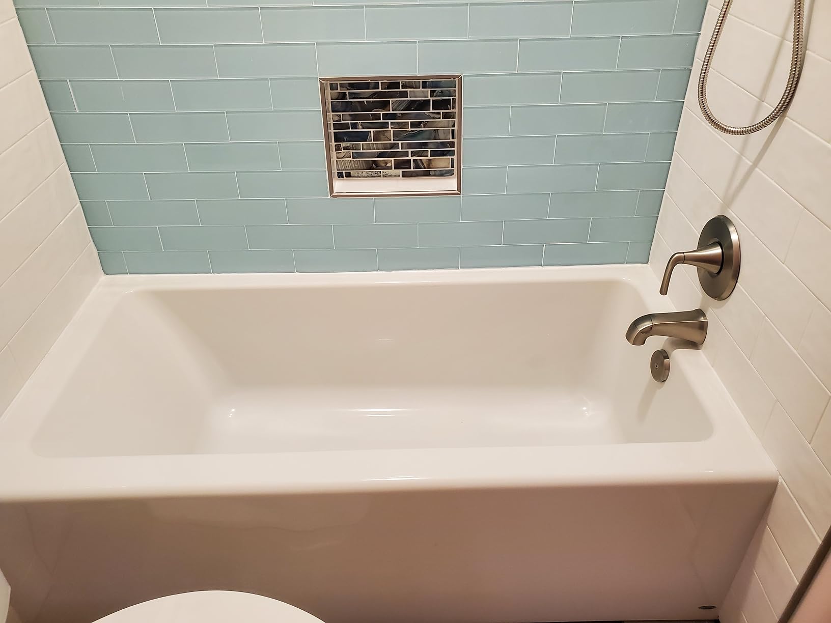 American Standard 2973102.020 Studio Integral Apron Bathtub Right Drain 60 in. x 30 in. in White Customer Review American Standard 2973102.020 Studio Integral Apron Bathtub Right Drain 60 in. x 30 in. in White - Customer Photo 2