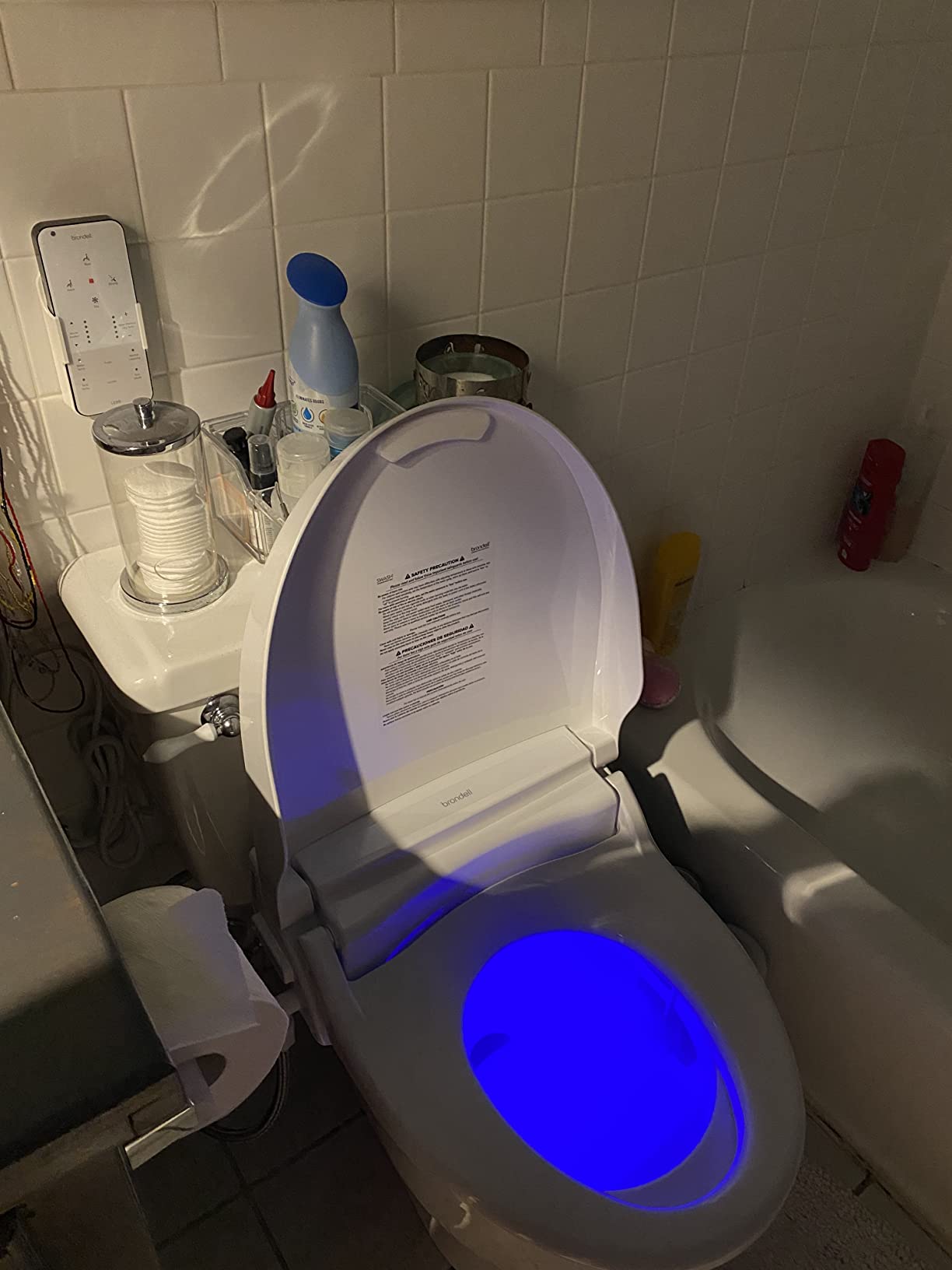 Brondell LT89 Electric Bidet Toilet Seat, Fits Elongated Toilets, White – Side Arm Control, Warm Water Wash, Strong Wash Mode, Stainless-Steel Nozzle, Nightlight and Easy Installation Customer Review Brondell LT89 Electric Bidet Toilet Seat, Fits Elongated Toilets, White – Side Arm Control, Warm Water Wash, Strong Wash Mode, Stainless-Steel Nozzle, Nightlight and Easy Installation - Customer Photo 2