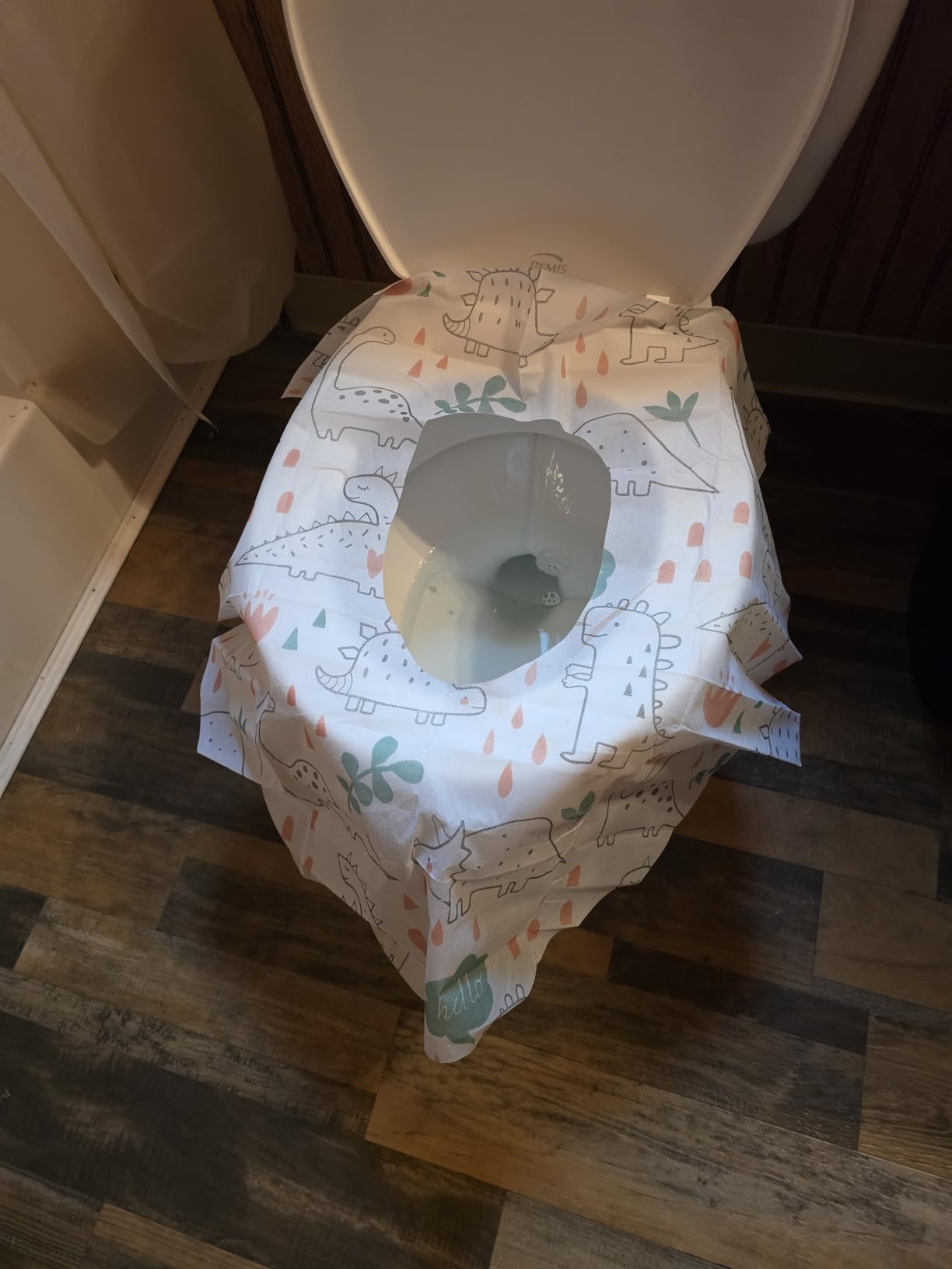 Toilet Seat Covers Disposable - 20 Pack - Waterproof, Ideal for Kids and Adults – Extra Large, Individually Wrapped for Travel, Toddlers Potty Training Public Restrooms (Owls, 20) - Customer Photo 2