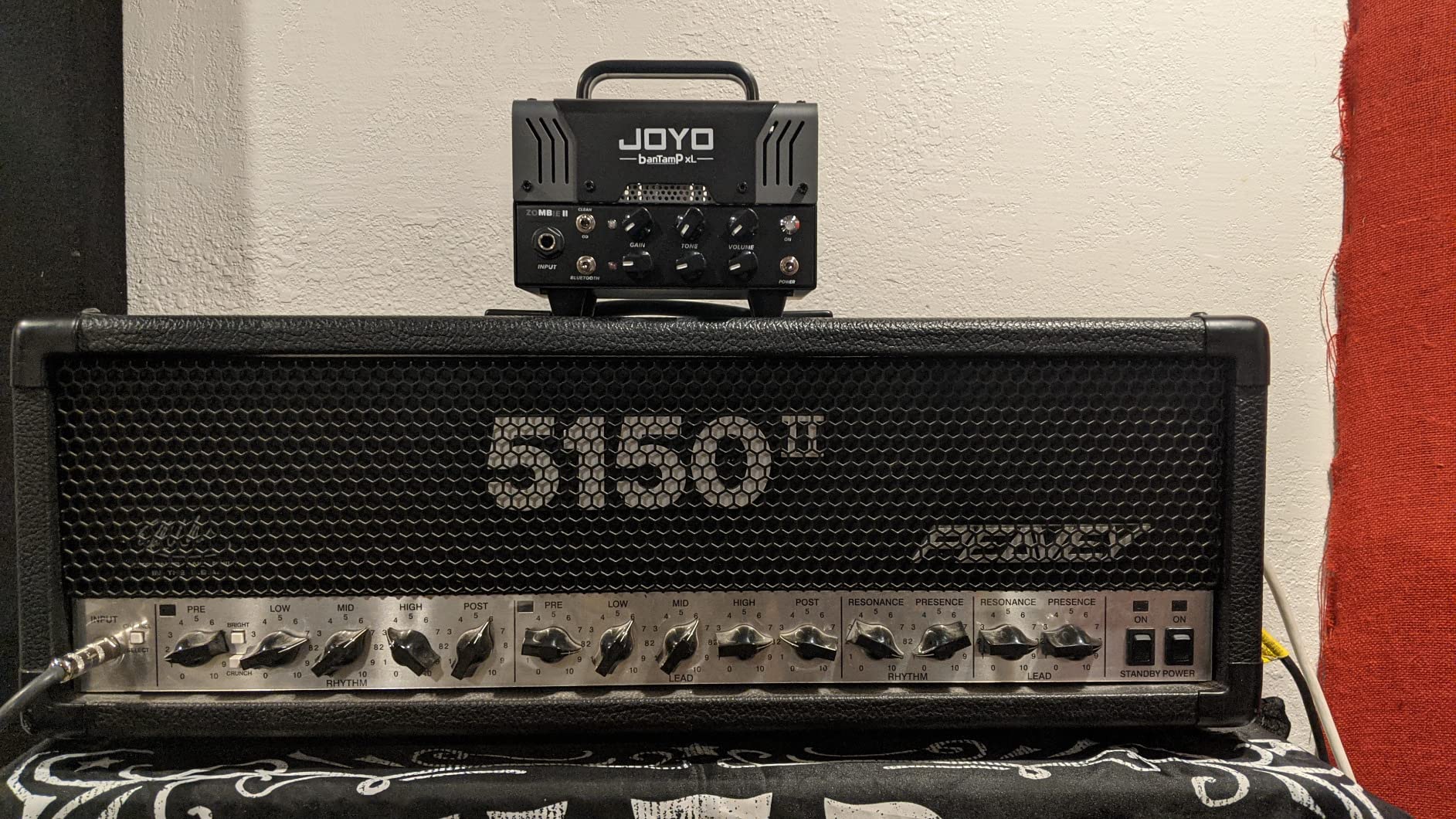 JOYO Bluejay BanTamp Series Mini Amp Head 20 Watt Preamp 2 Channel Hybrid Tube Guitar Amplifier with Bluetooth Customer Review JOYO Bluejay BanTamp Series Mini Amp Head 20 Watt Preamp 2 Channel Hybrid Tube Guitar Amplifier with Bluetooth - Customer Photo 1