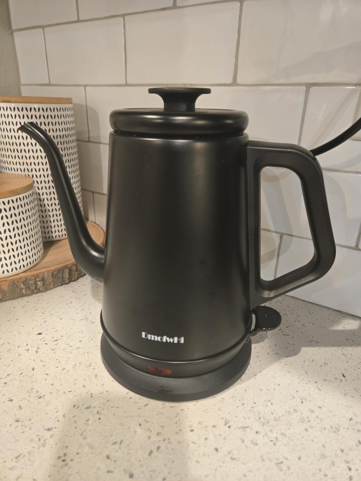 DmofwHi 1000W Gooseneck Electric Kettle (1.0L),100% Stainless Steel BPA Free Tea Kettle with Auto Shut - Off Protection, Pour Over Coffee Kettle -Copper Customer Review DmofwHi 1000W Gooseneck Electric Kettle (1.0L),100% Stainless Steel BPA Free Tea Kettle with Auto Shut - Off Protection, Pour Over Coffee Kettle -Copper - Customer Photo 1