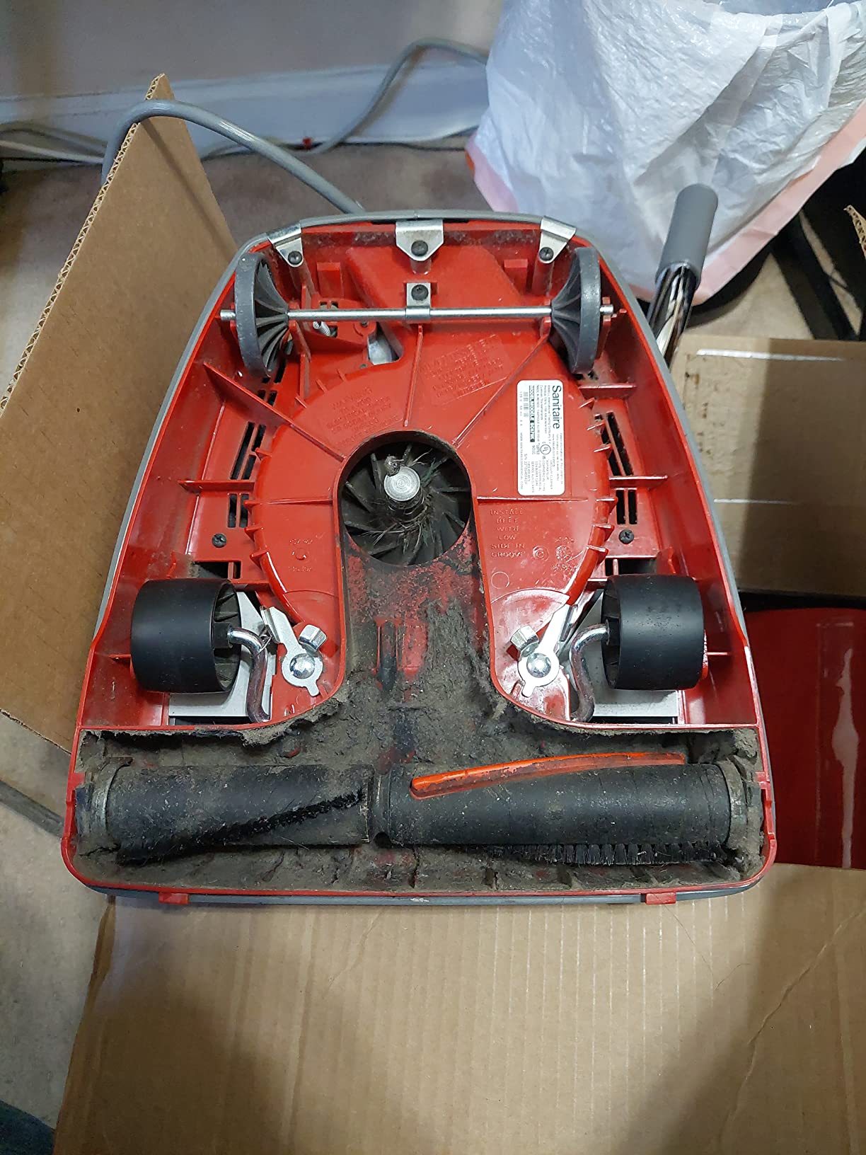 Sanitaire TRADITION Upright Commercial Bagged Vacuum, SC684G Red Customer Review Sanitaire TRADITION Upright Commercial Bagged Vacuum, SC684G Red - Customer Photo 1