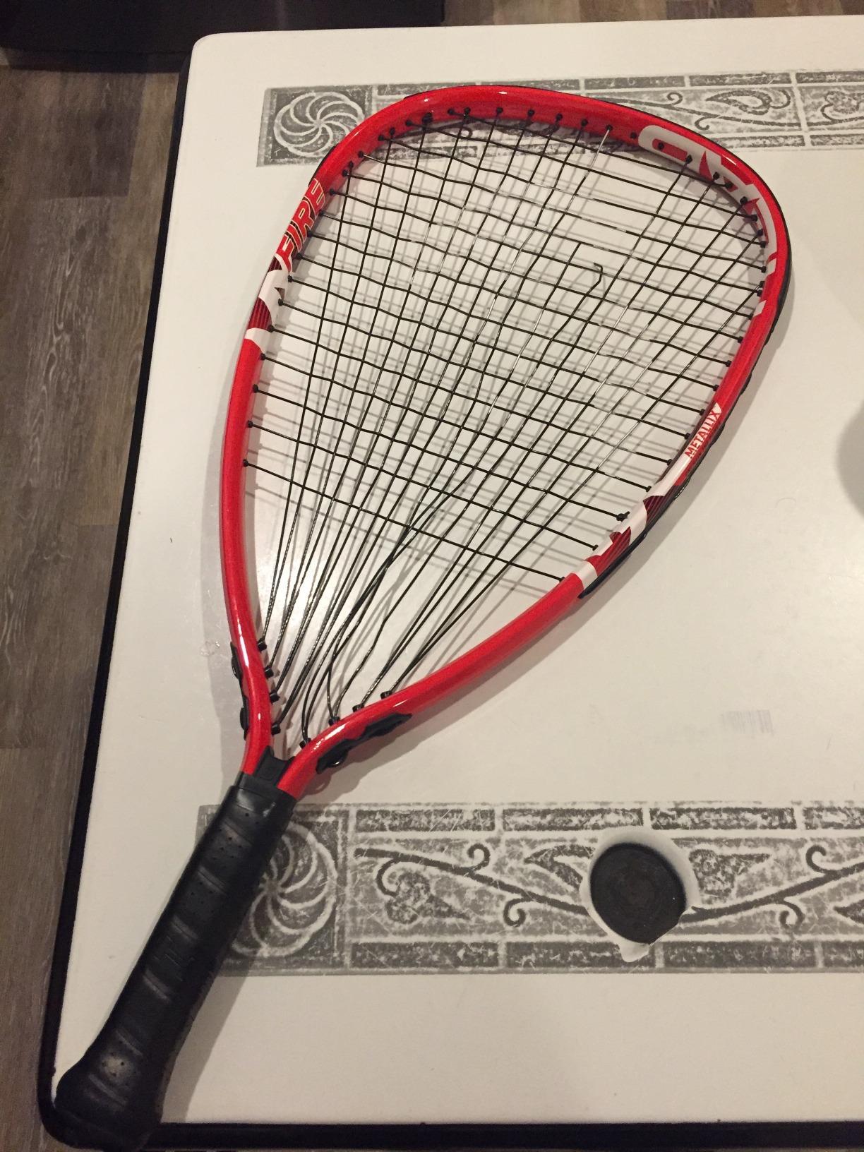 HEAD MX Fire 190 Beginners Racquetball Racket - Pre-Strung Head Light Balance Racquet Customer Review HEAD MX Fire 190 Beginners Racquetball Racket - Pre-Strung Head Light Balance Racquet - Customer Photo 2