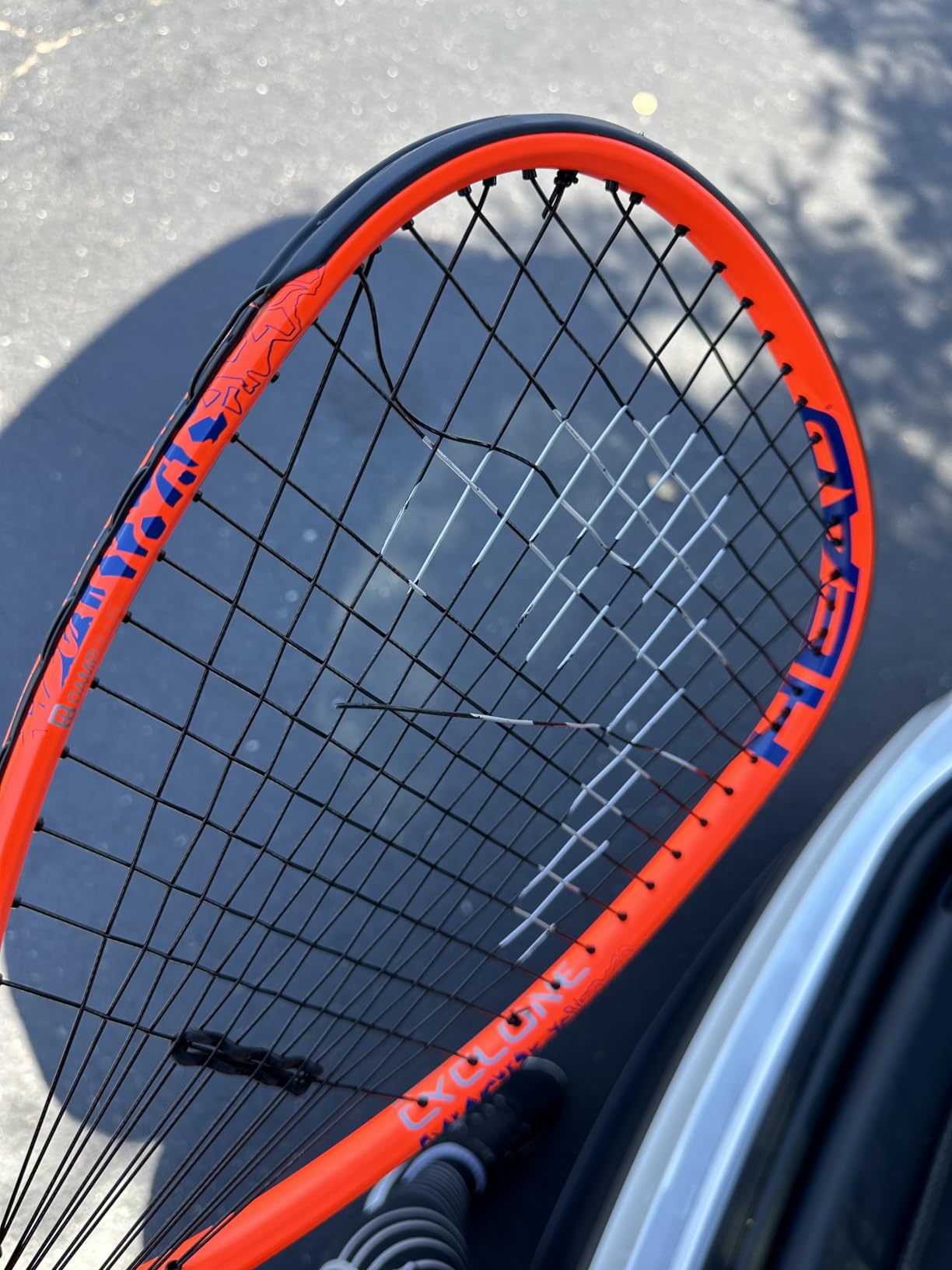 HEAD MX Cyclone 190 Club Racquetball Racket - Pre-Strung Light Balance Racquet Customer Review HEAD MX Cyclone 190 Club Racquetball Racket - Pre-Strung Light Balance Racquet - Customer Photo 2